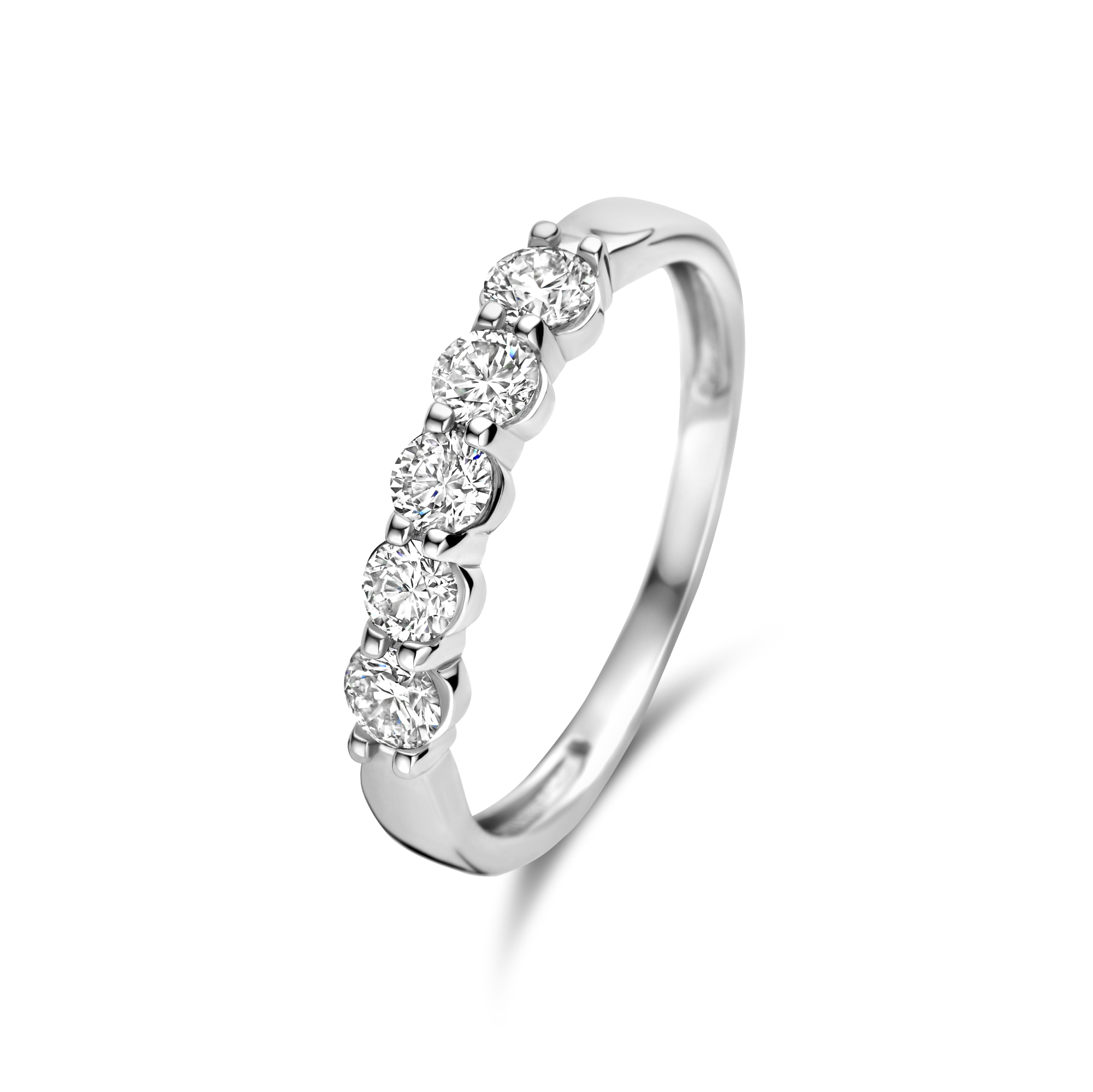 Witgouden ring met lab grown diamant R03-MLN35744