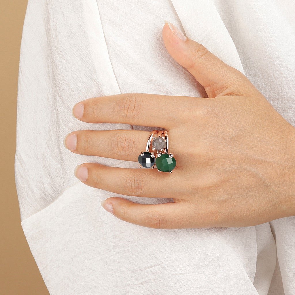 Ring  verguld met natuurstenen WSBZ01668.E
