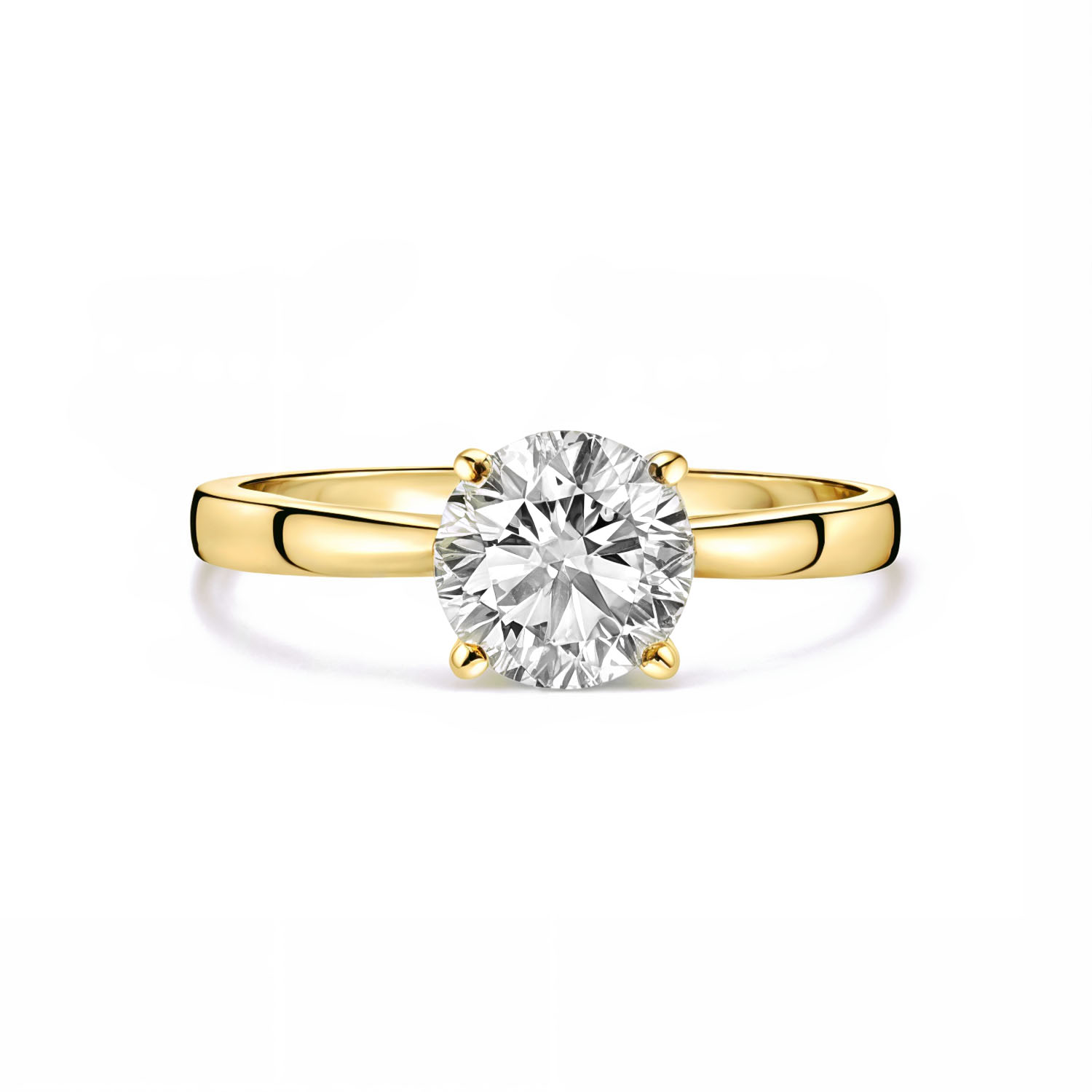 Geelgouden ring met Lab grown diamant R159-R24KA0504-LG-150-Y