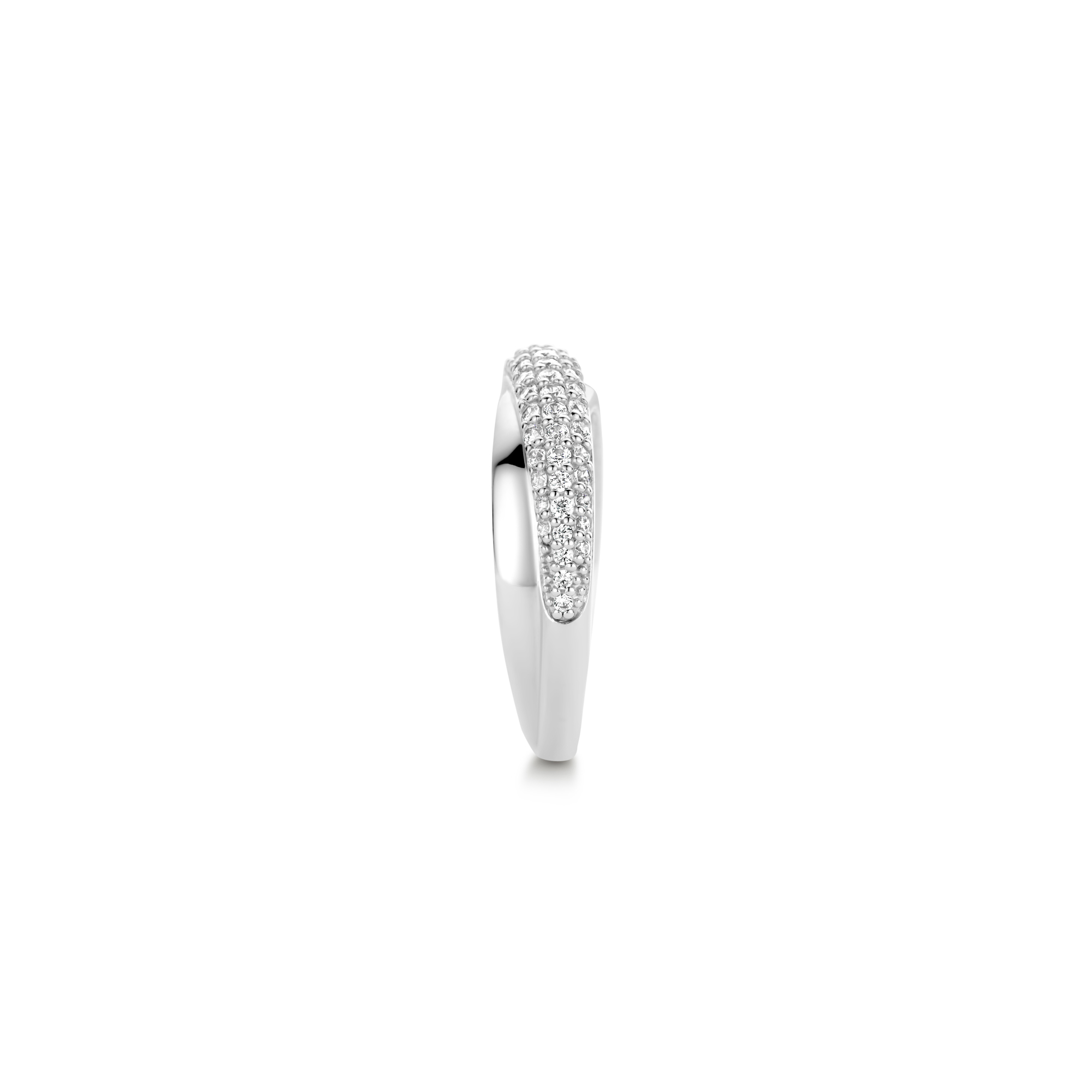 Ring van sterling zilver met zirkonia 12281ZI