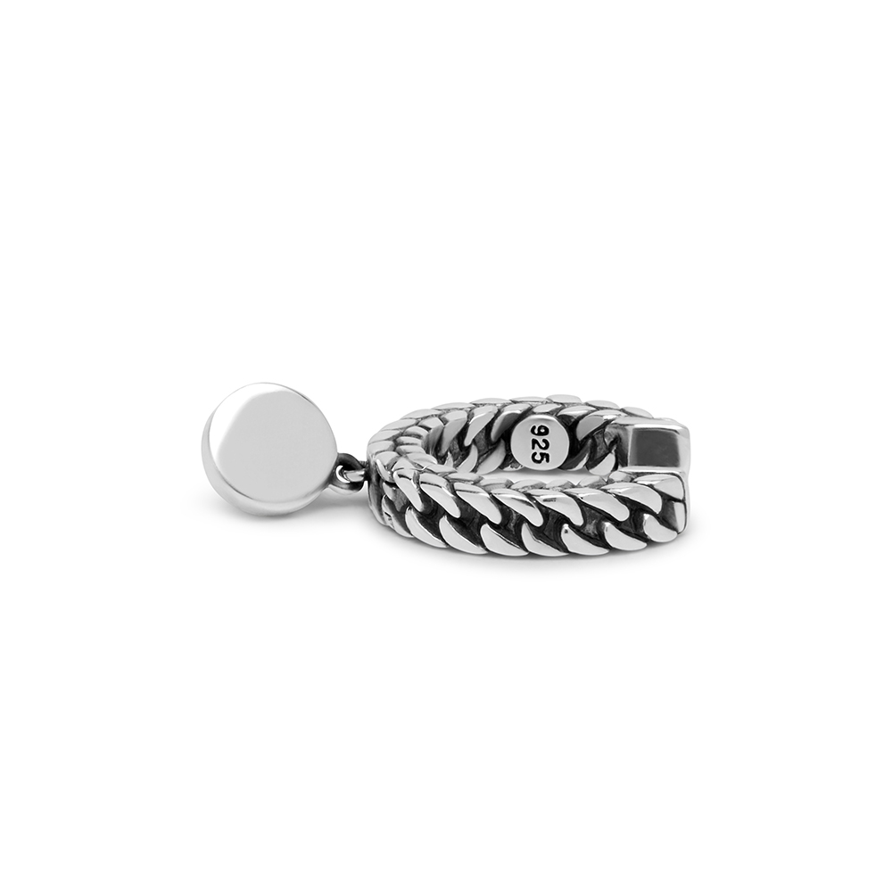 Oorring Esther enkel stuk van sterling zilver - 415