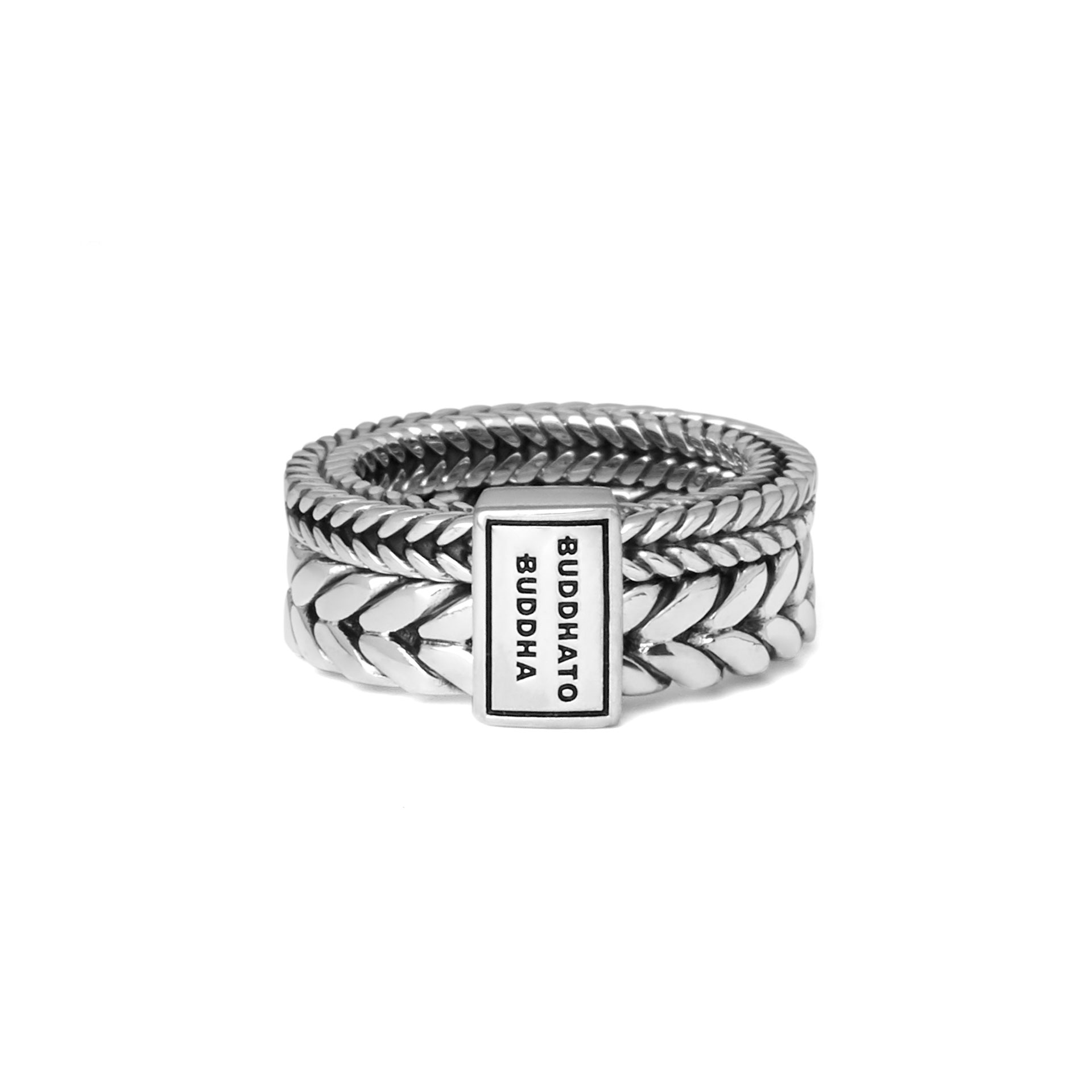 Ring Barbara Dubbel van sterling zilver 609