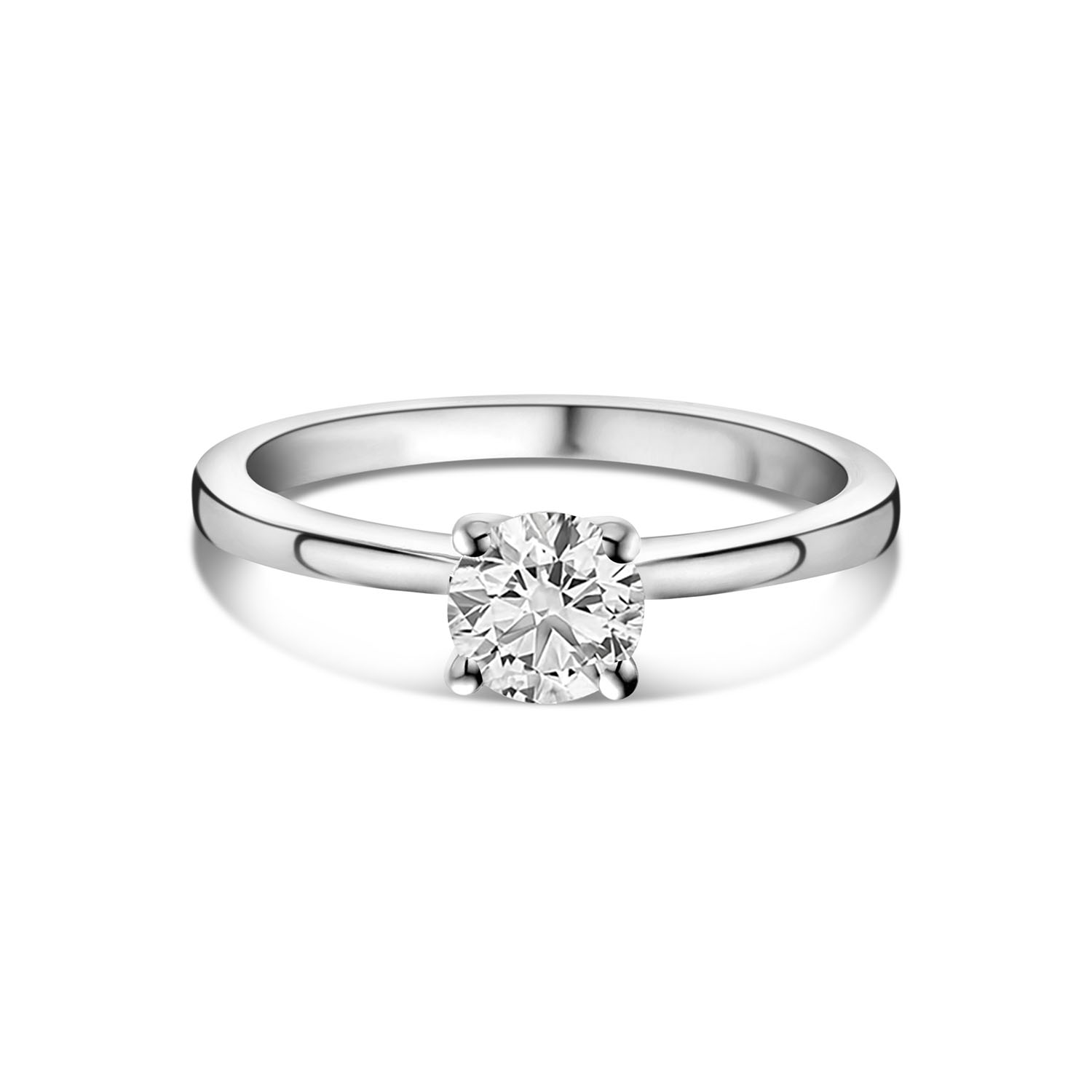 Witgouden solitaire ring met lab grown diamant R159-R23MK0006-LG-060-W