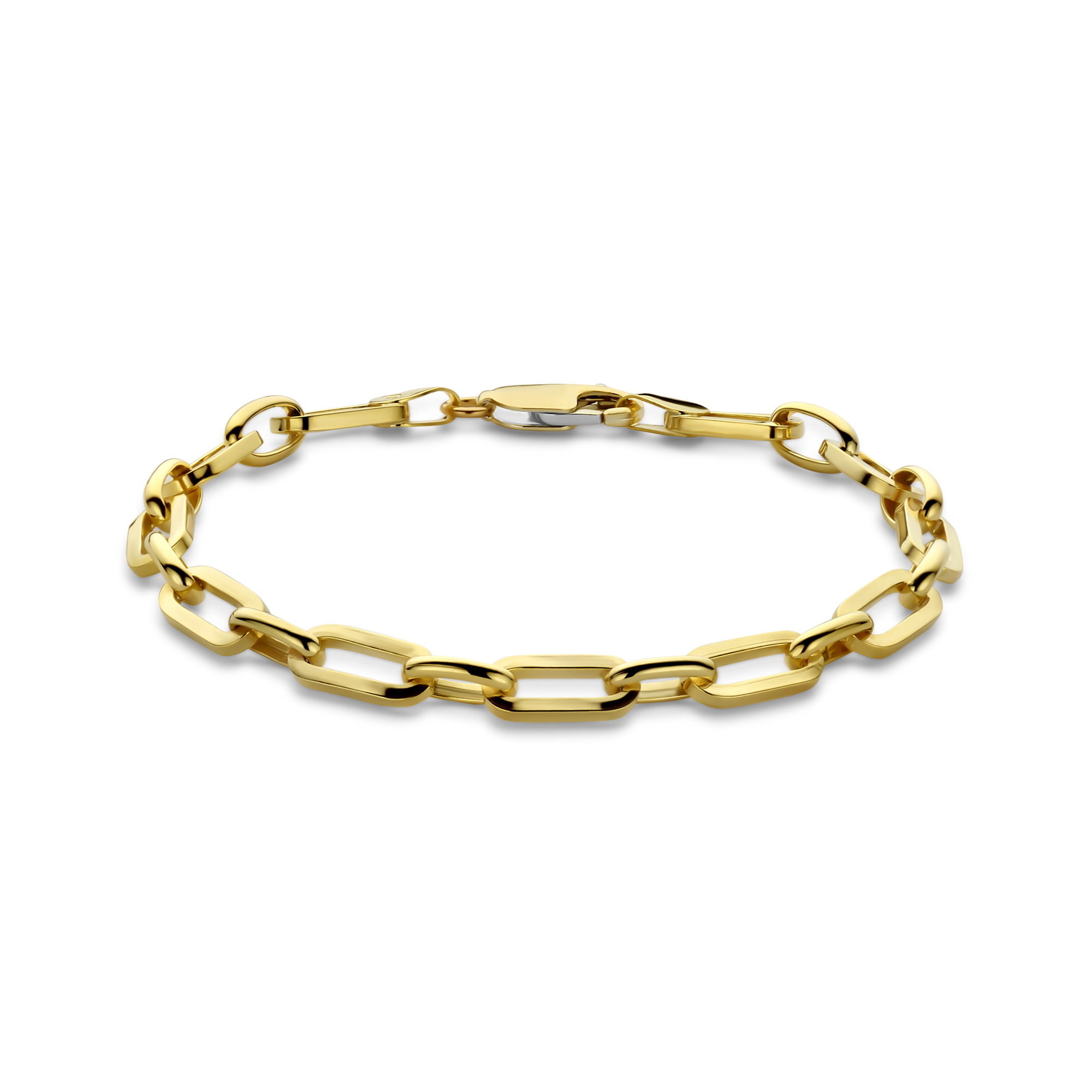 Schakelarmband van goud met zilveren kern - 40-25-CFET013