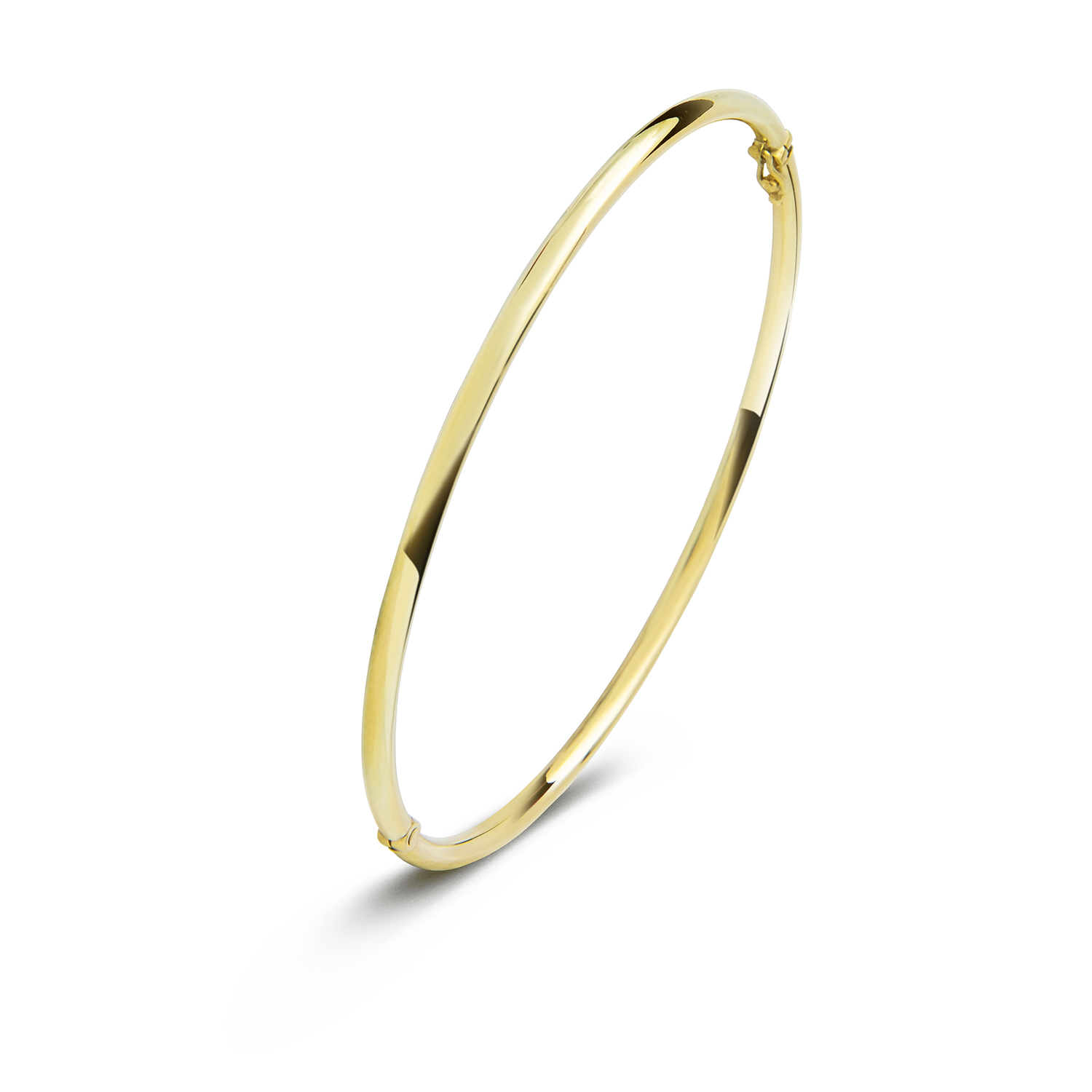 Geelgouden bangle met zilveren kern S40-A3058025