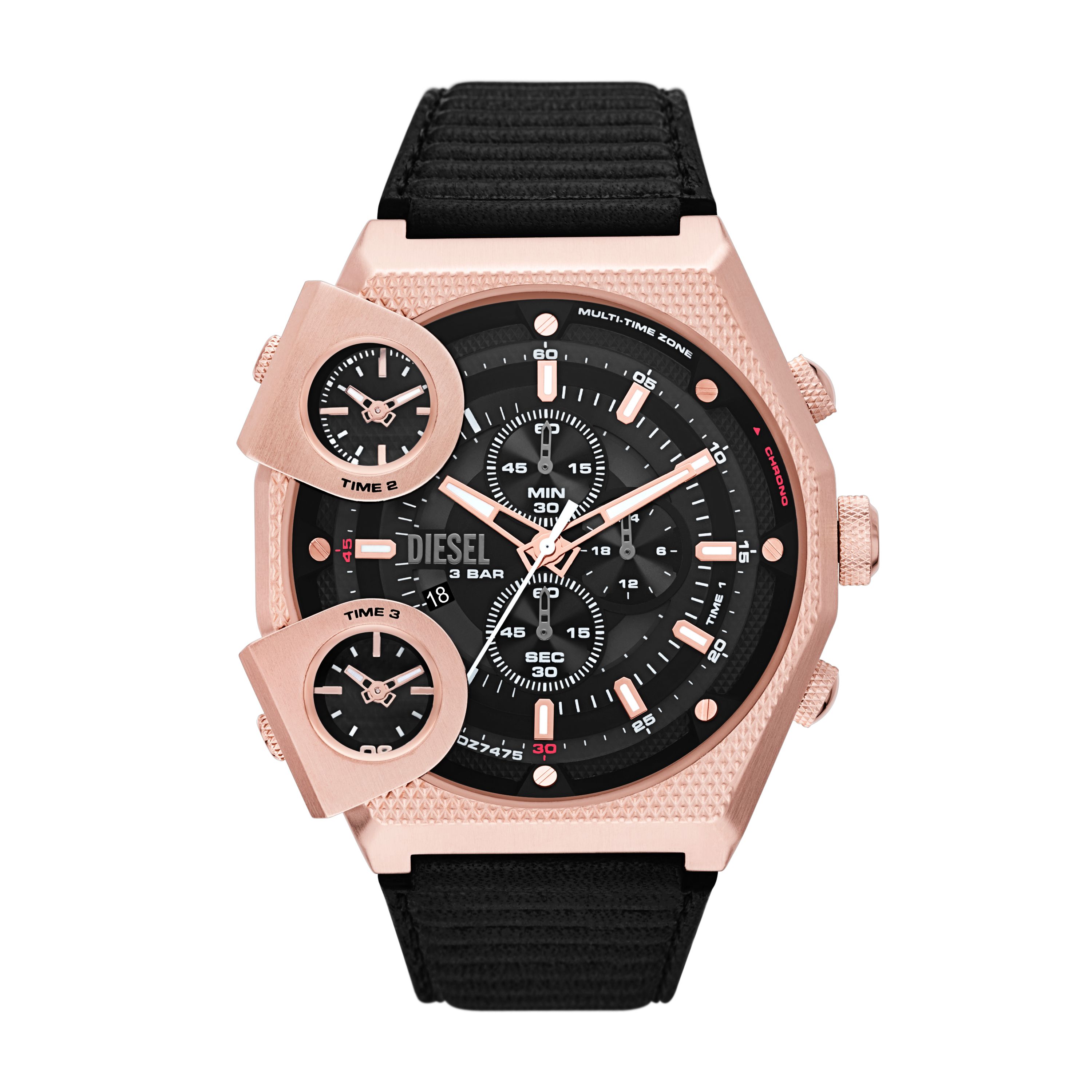 Herenhorloge Sideshow Rose Gold DZ7475