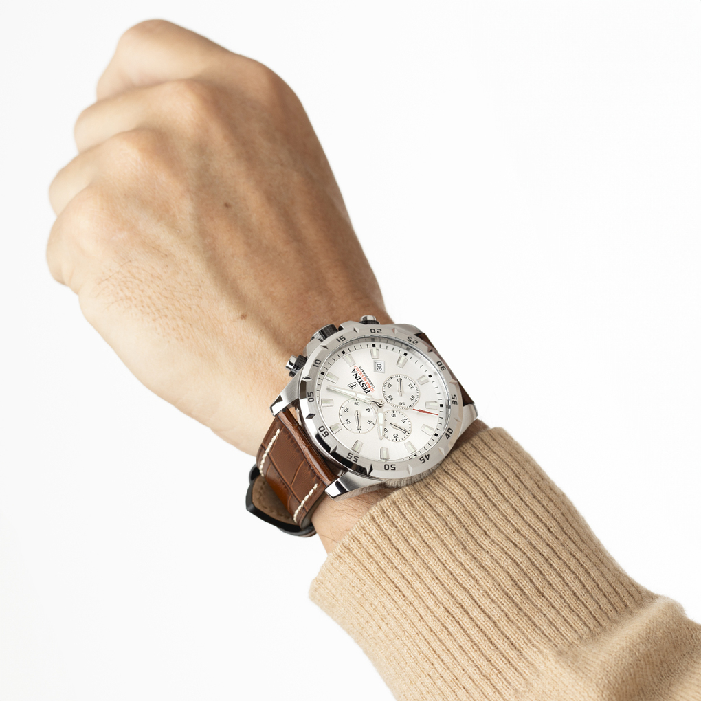 Herenhorloge Timeless Chrono Sport Leather - F20692-1