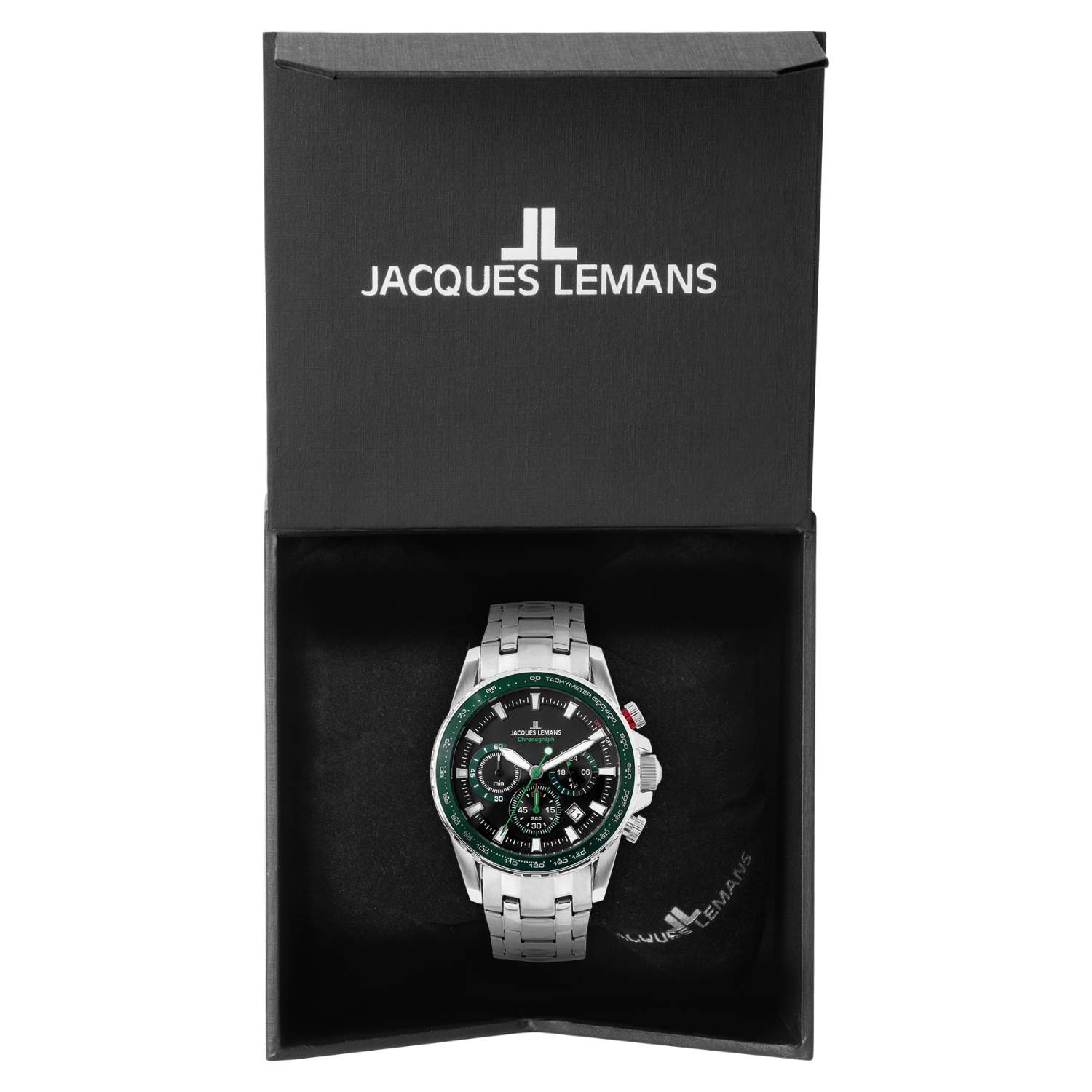 Herenhorloge Liverpool Chronograph Green - 1-2099F