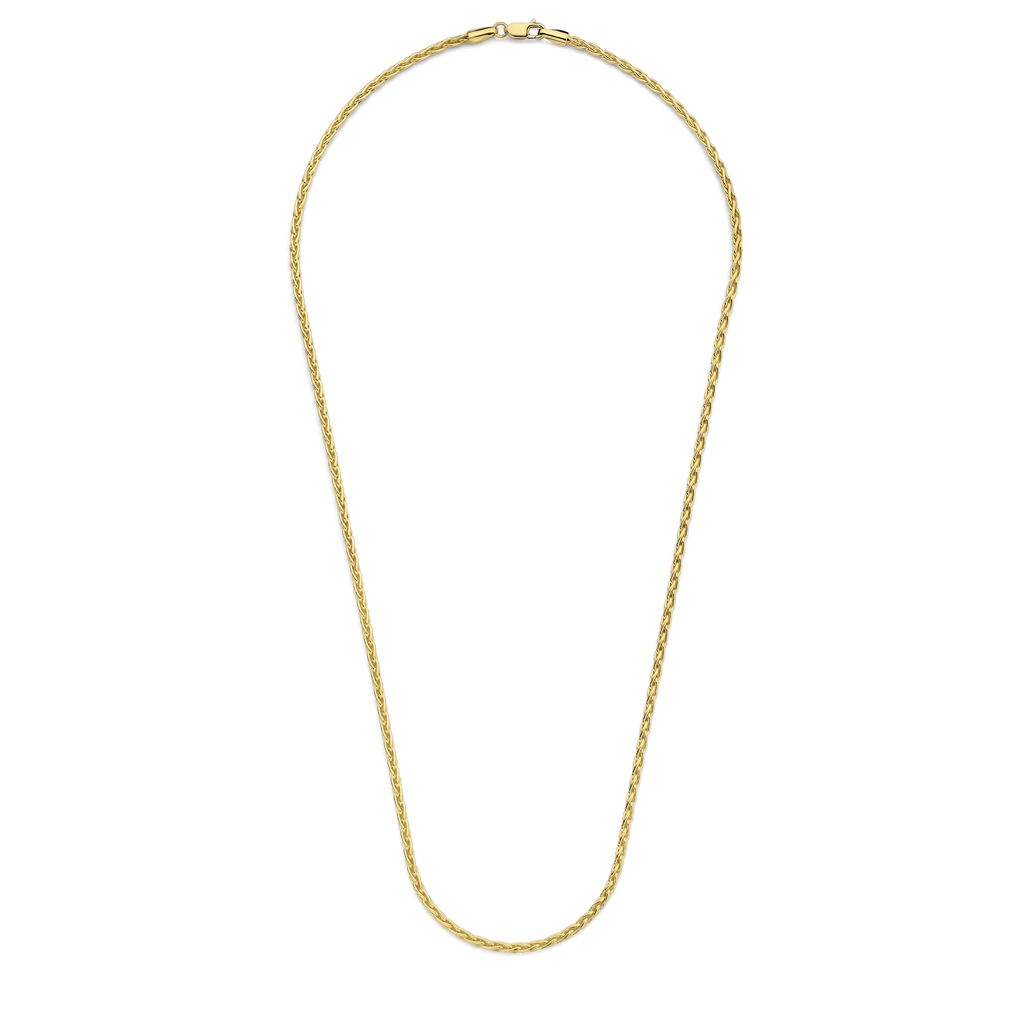Schakelketting van goud met zilveren kern 2,5 mm - 40-SPI025S