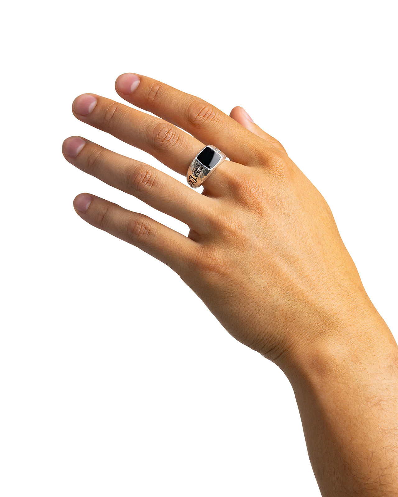 Ring Tangguh Small Onyx Silver - 046ON