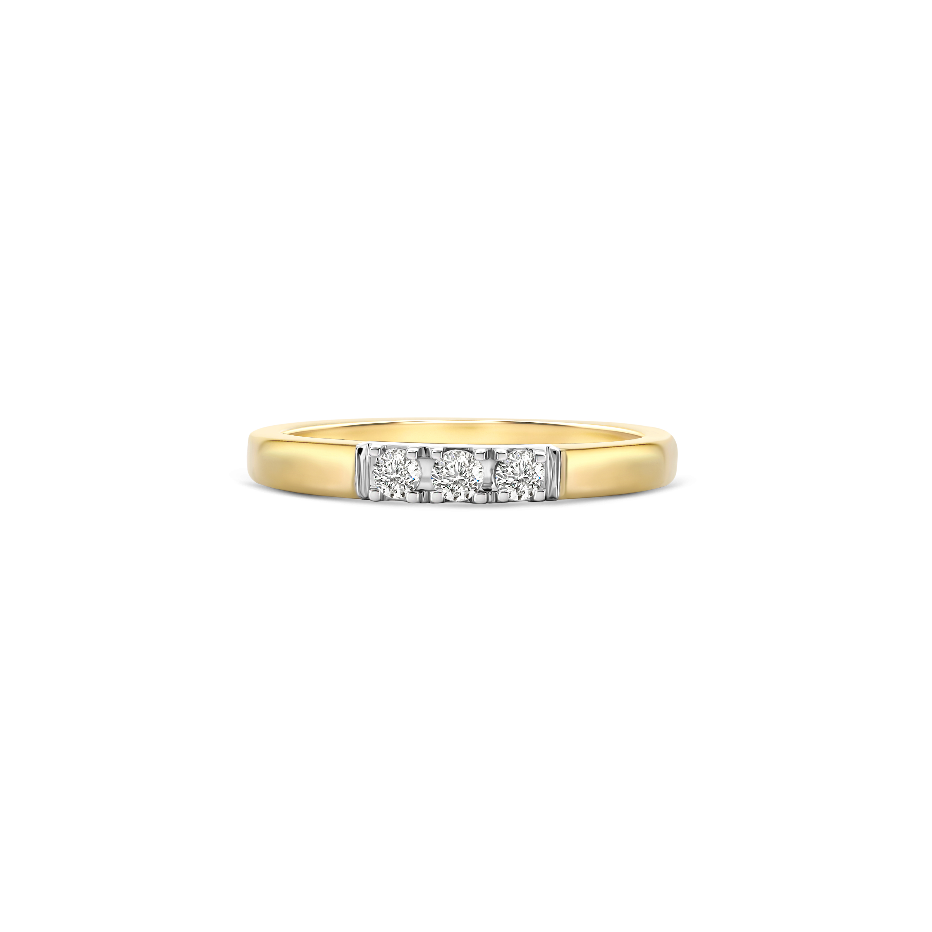 Geelgouden ring met lab grown diamant 42451493