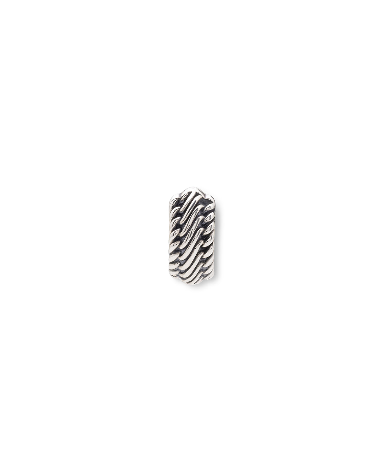 Oorring Edwin Silver enkel stuk - 089 ONE
