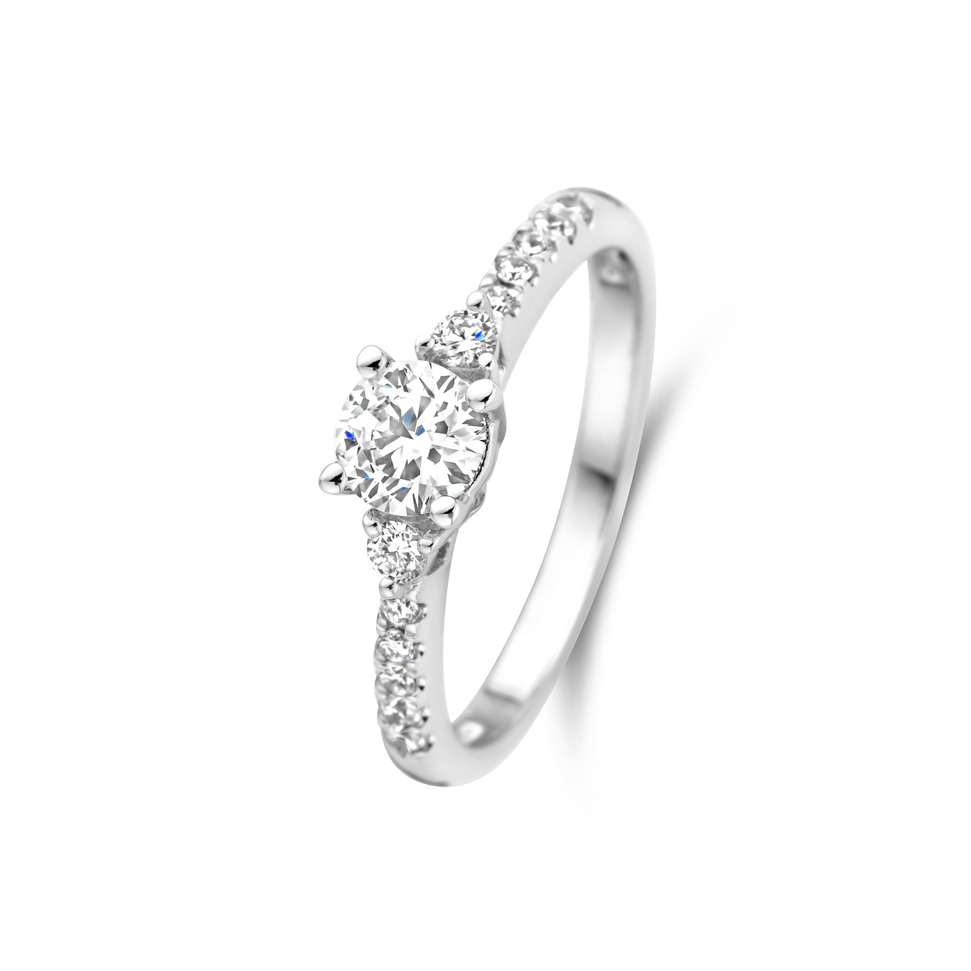 Witgouden ring met lab grown diamant RDM24571-050-W