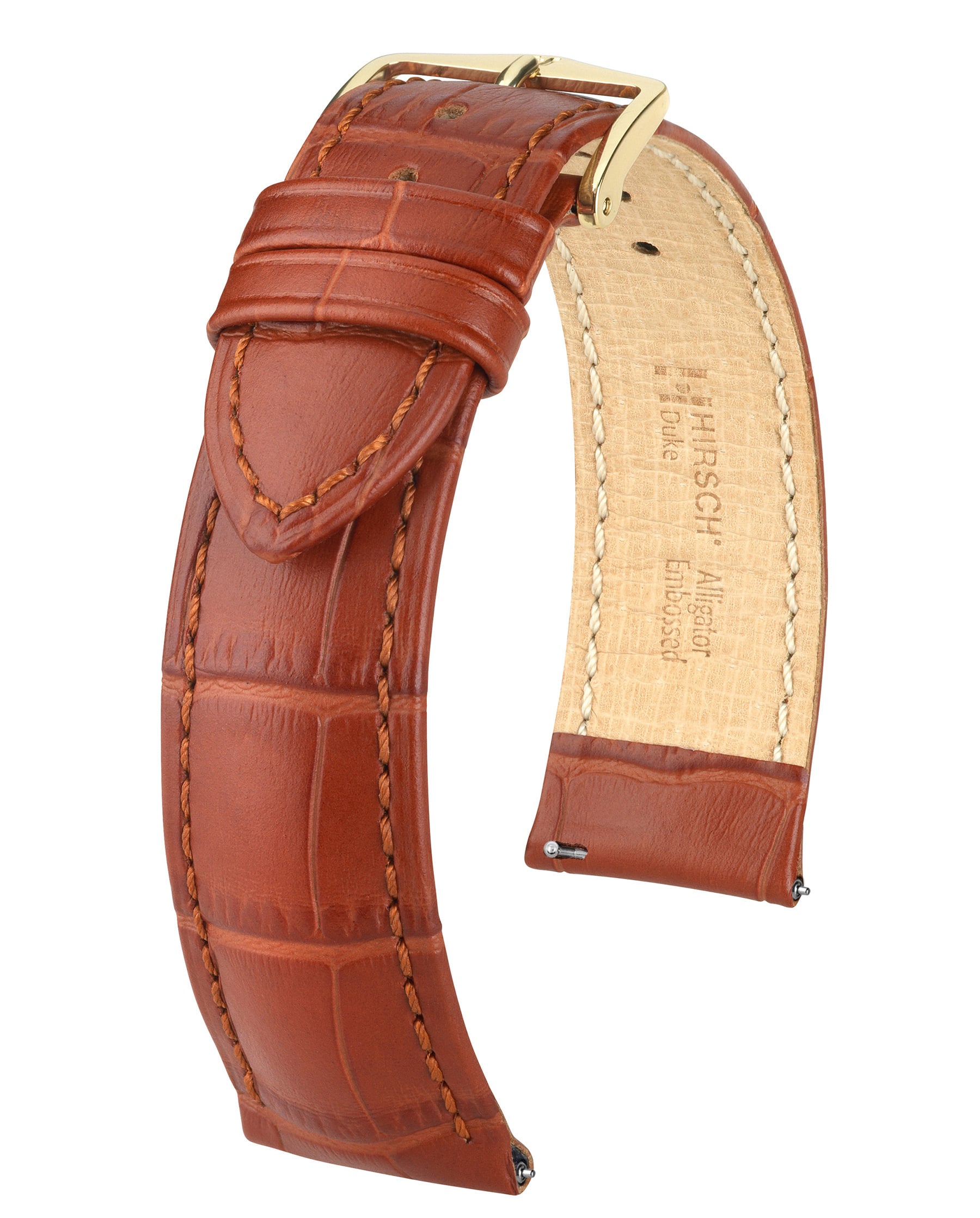 Horlogeband Duke M van leer 14 mm 01028170-1