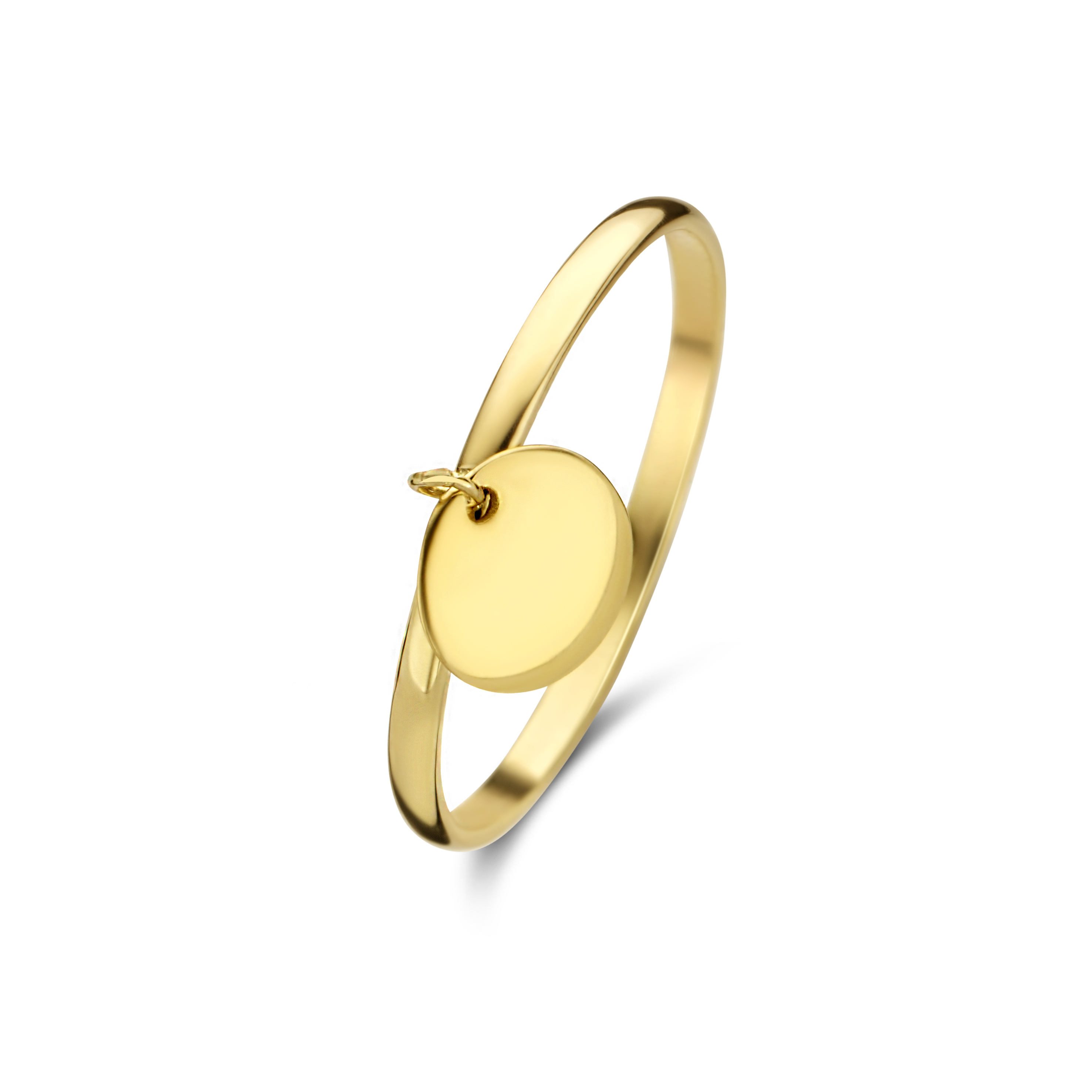 Geelgouden ring AG083-674