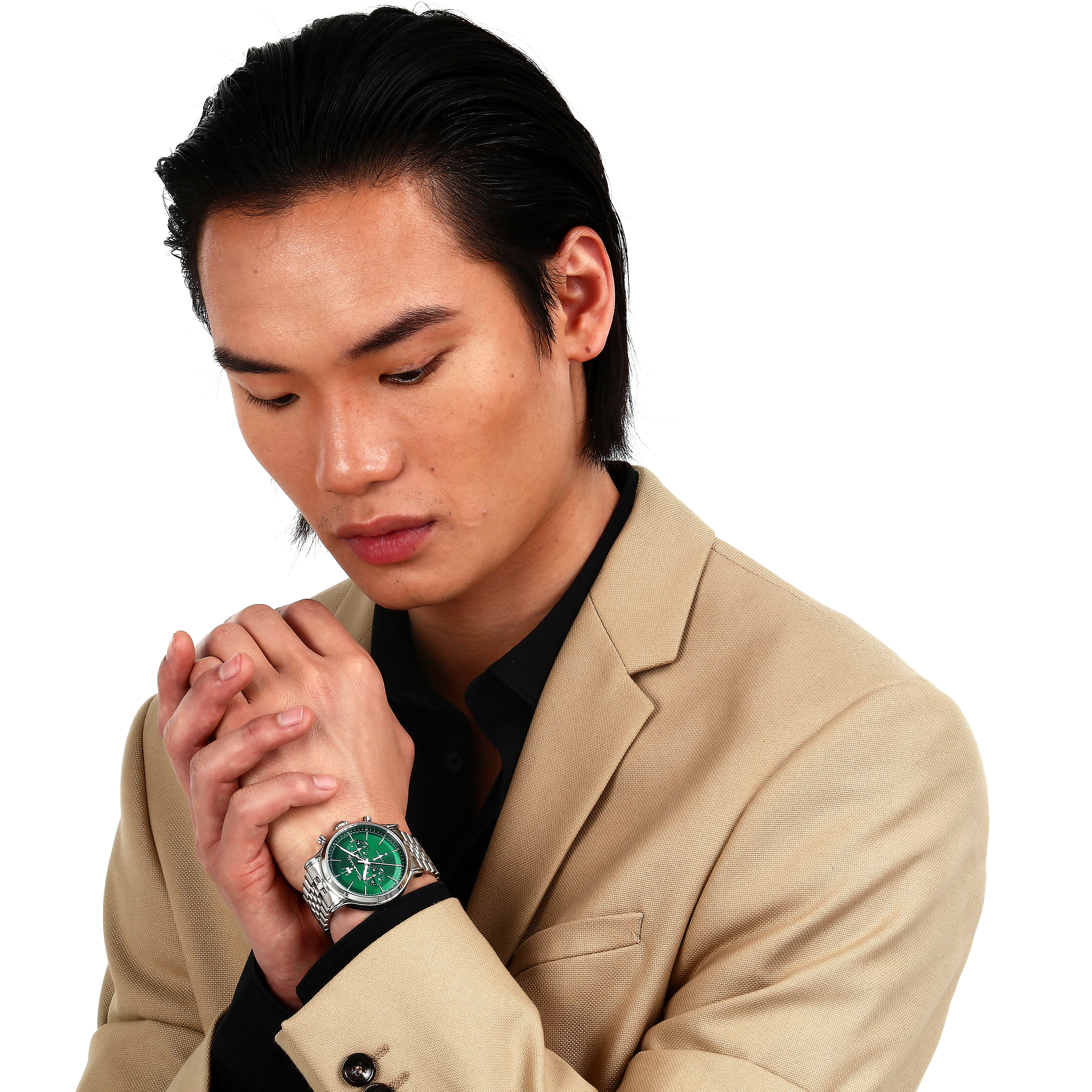 Herenhorloge Epoca Chronograph Green - R8873618033