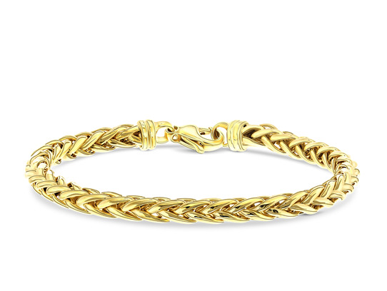 Geelgouden schakelarmband