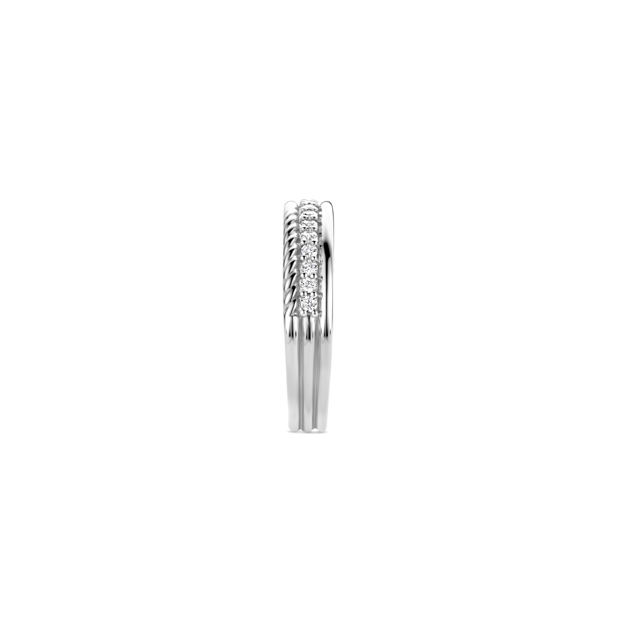 Ring van sterling zilver met zirkonia 12282ZI