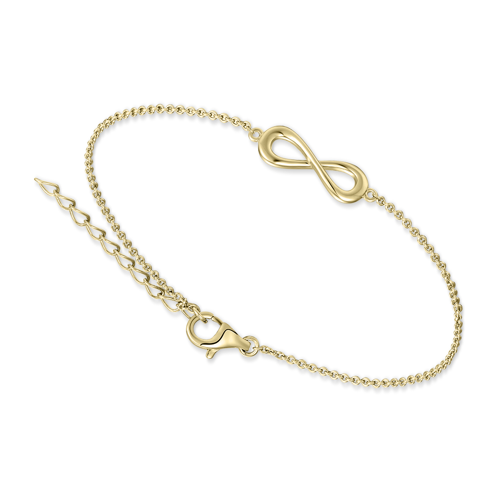 Armband Infinity gold plated - B1026Y