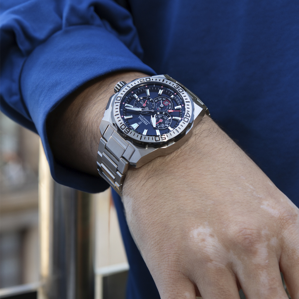 Herenhorloge Chrono Bike Black/Blue - F20724-2