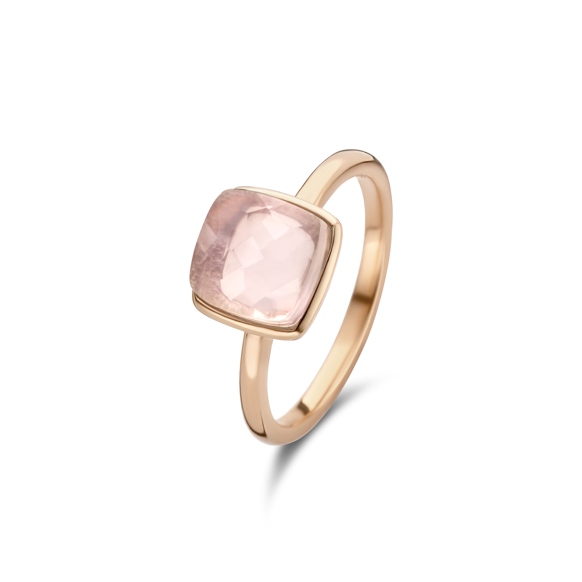 Rosé ring met rozenkwarts 01.446RQ.45