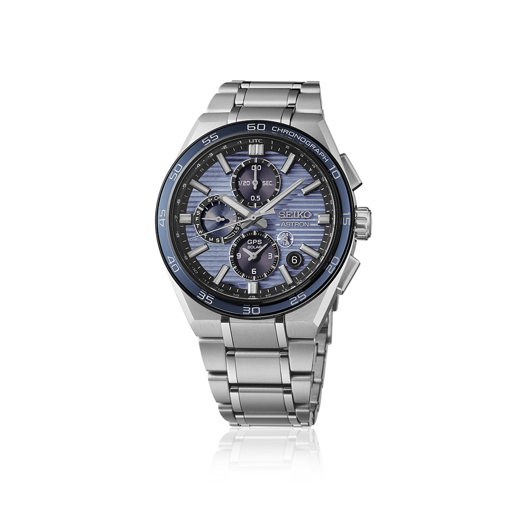 Herenhorloge Astron GPS Solar Titanium Blauw - SSH175J1 Herenhorloge Astron GPS Solar Titanium Blauw - SSH175J1