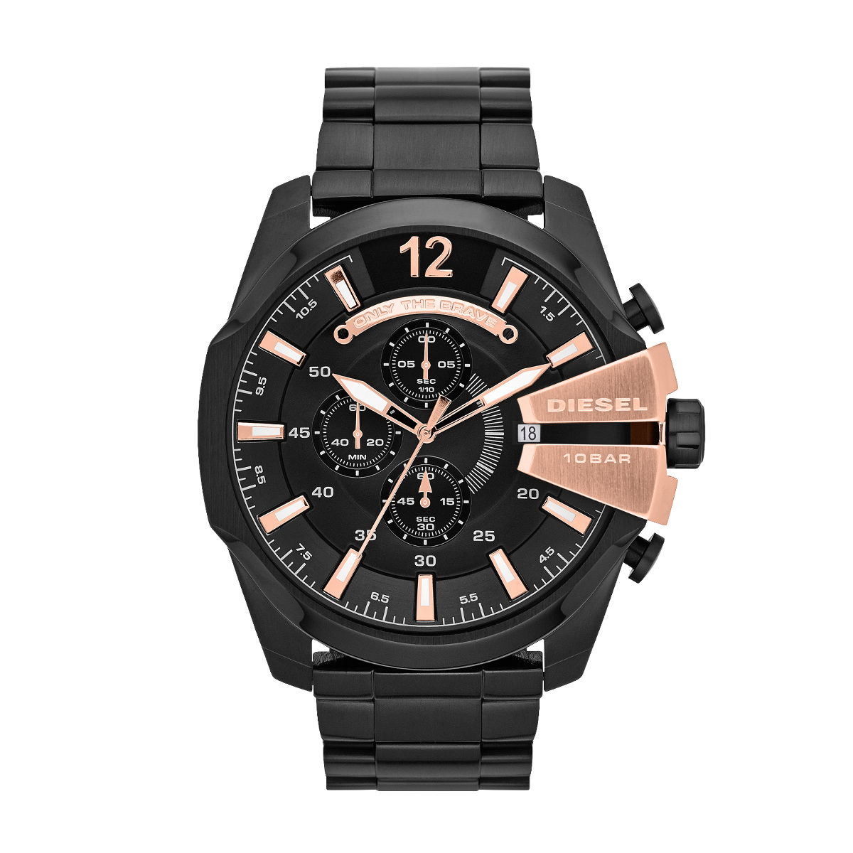 Herenhorloge Mega Chief Black DZ4309