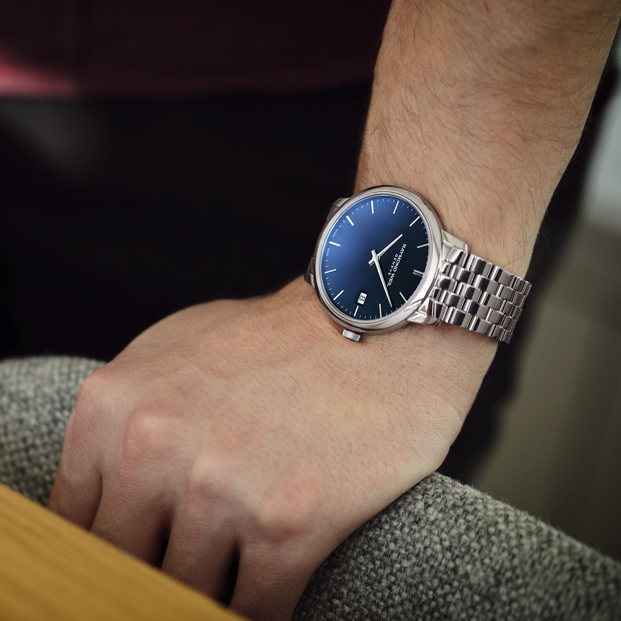Herenhorloge Toccata Blauw - 5485-ST-50001