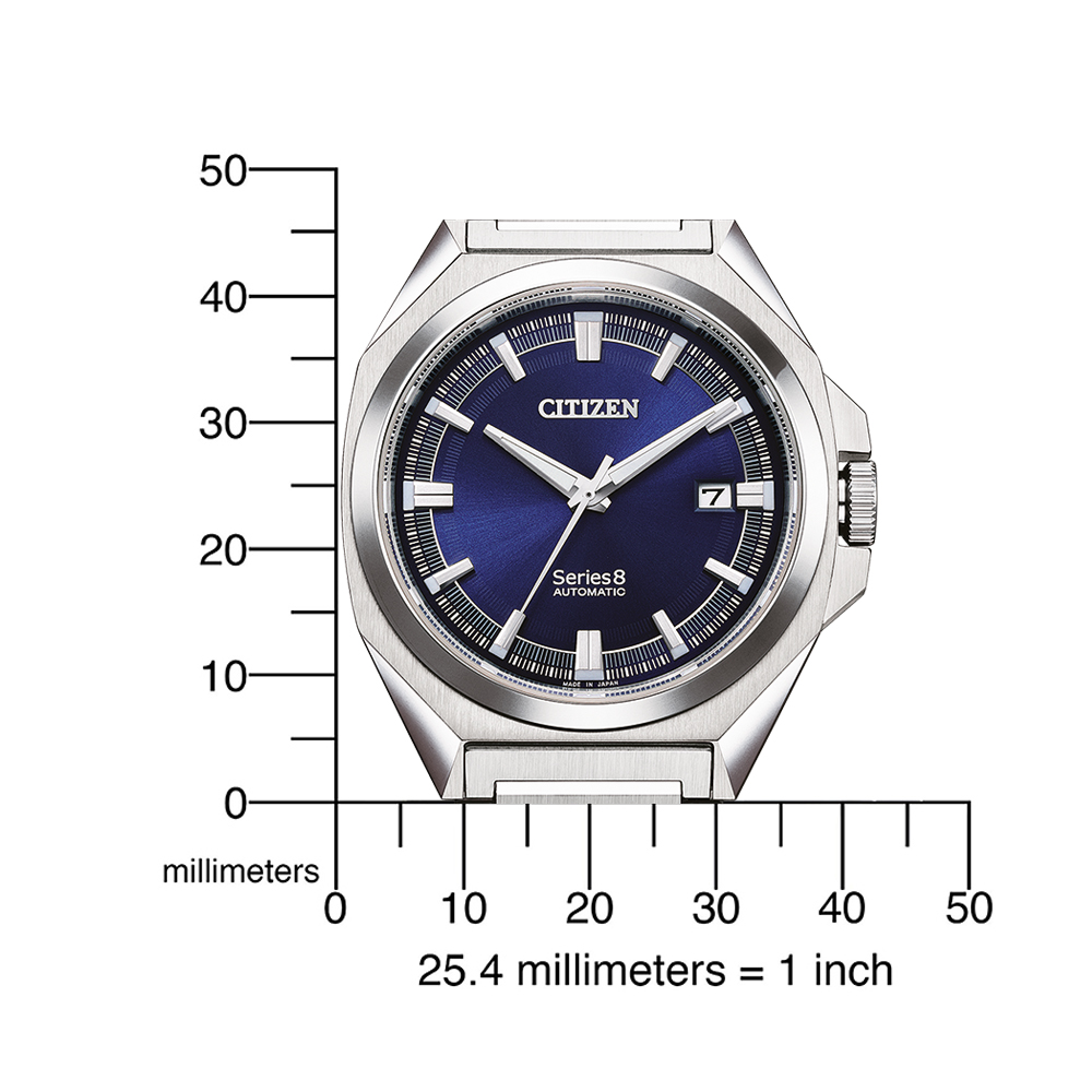 Herenhorloge Series 8 Automatic Blue - NB6010-81L
