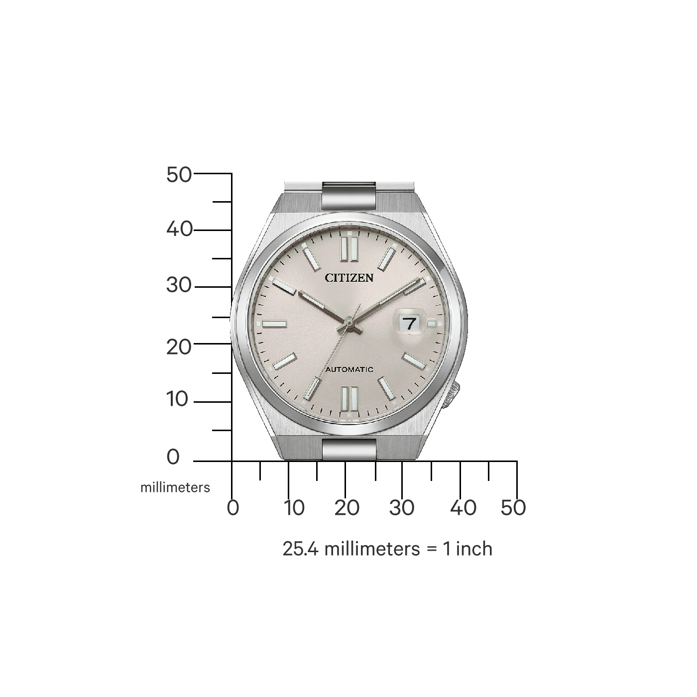Herenhorloge Tsuyosa Automatic 40 mm - NJ0151-88W
