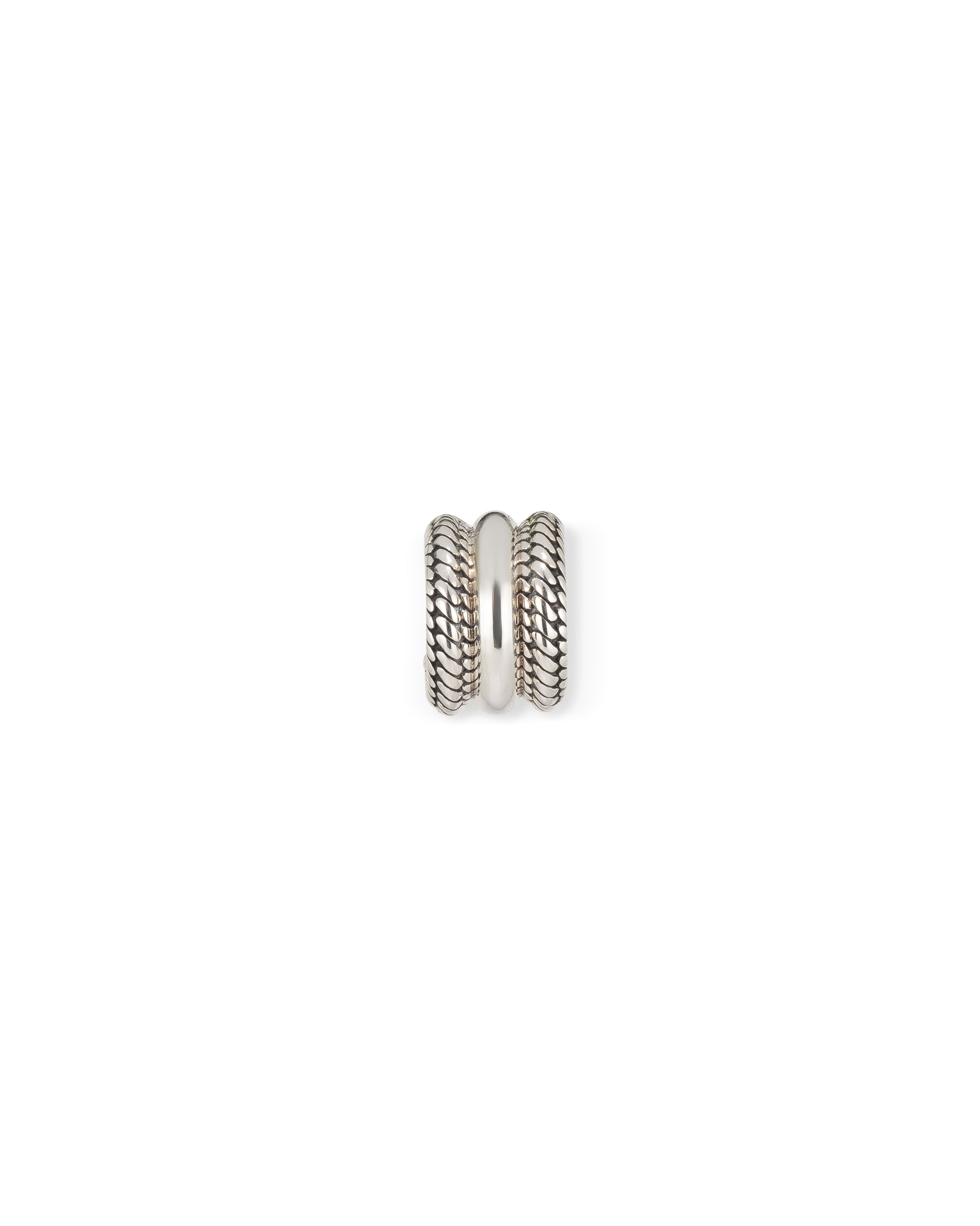 Oorring Ben Triple enkel stuk van sterling zilver 430