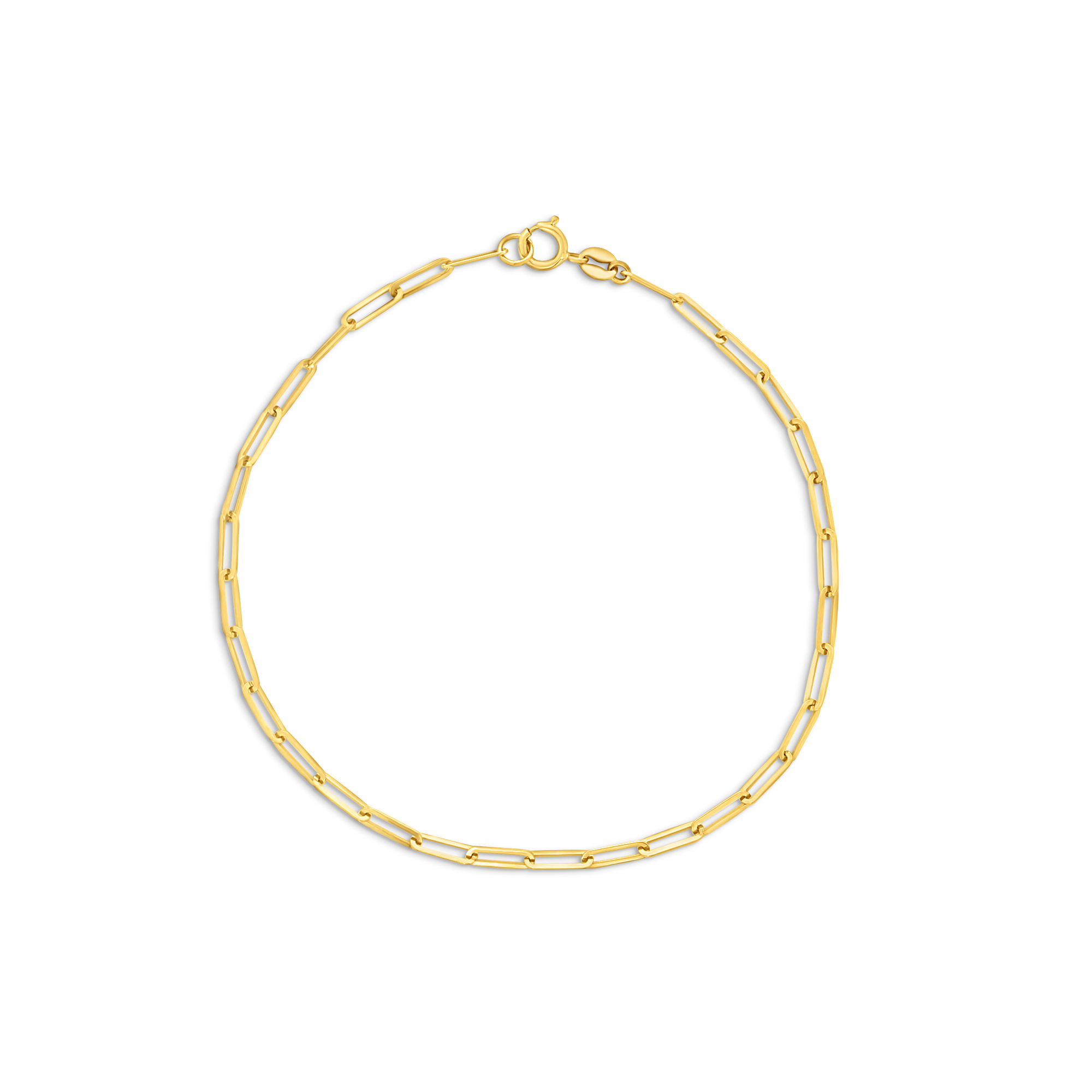 Geelgouden schakelarmband B122-X5JB1322-Y