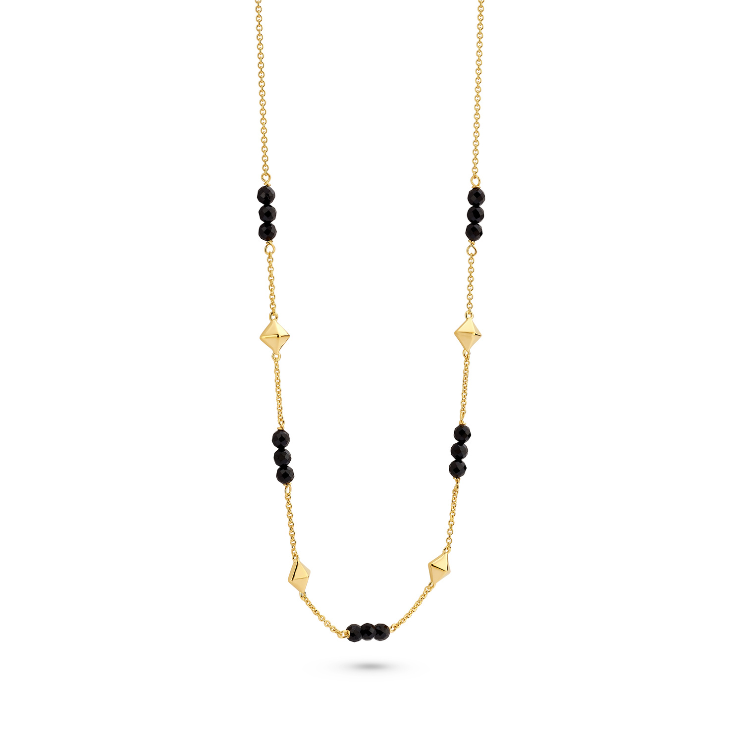 Ketting Bella Pyramids Black Spinel - FJF0010067YSP