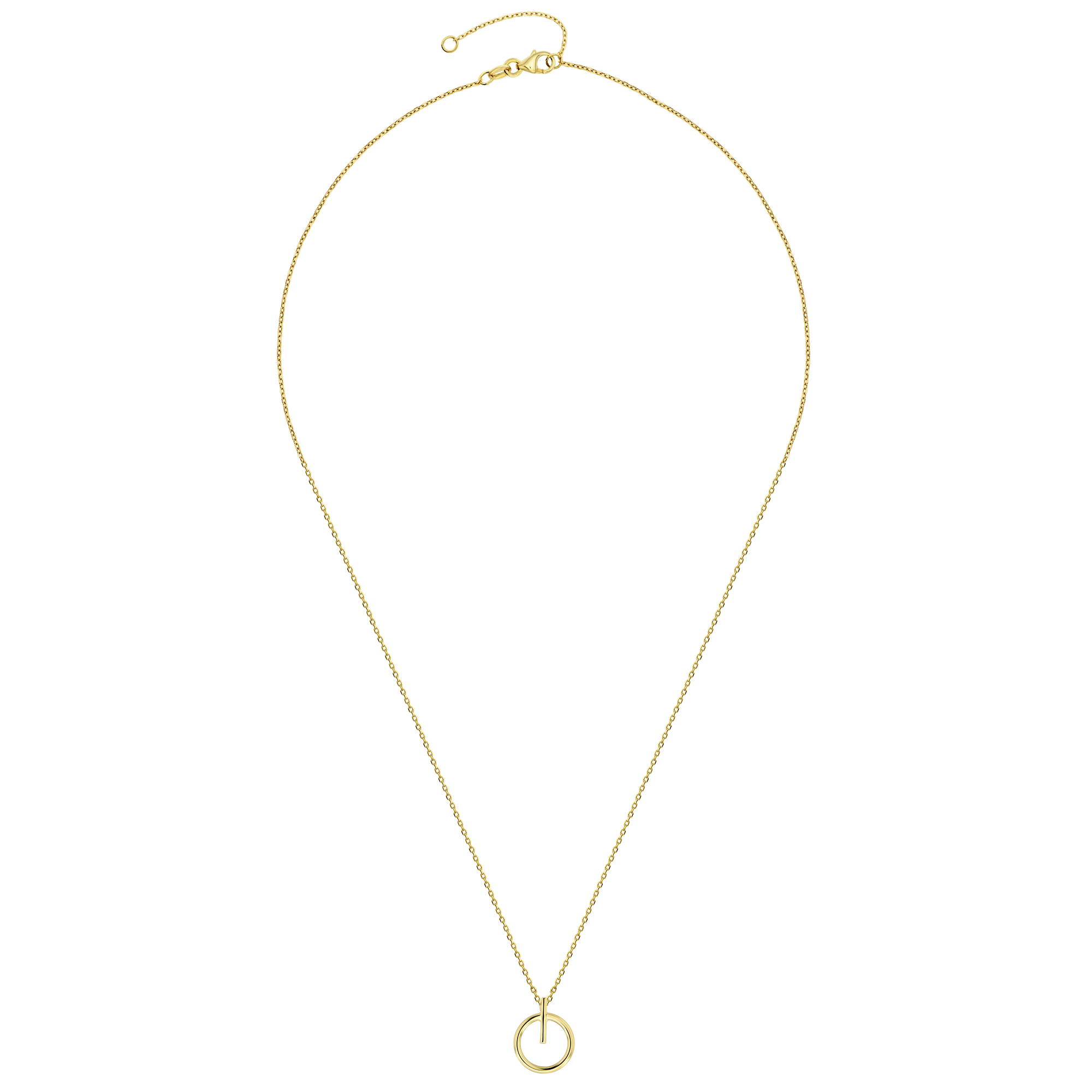 Geelgouden collier met hanger 09.0437.11BI4501