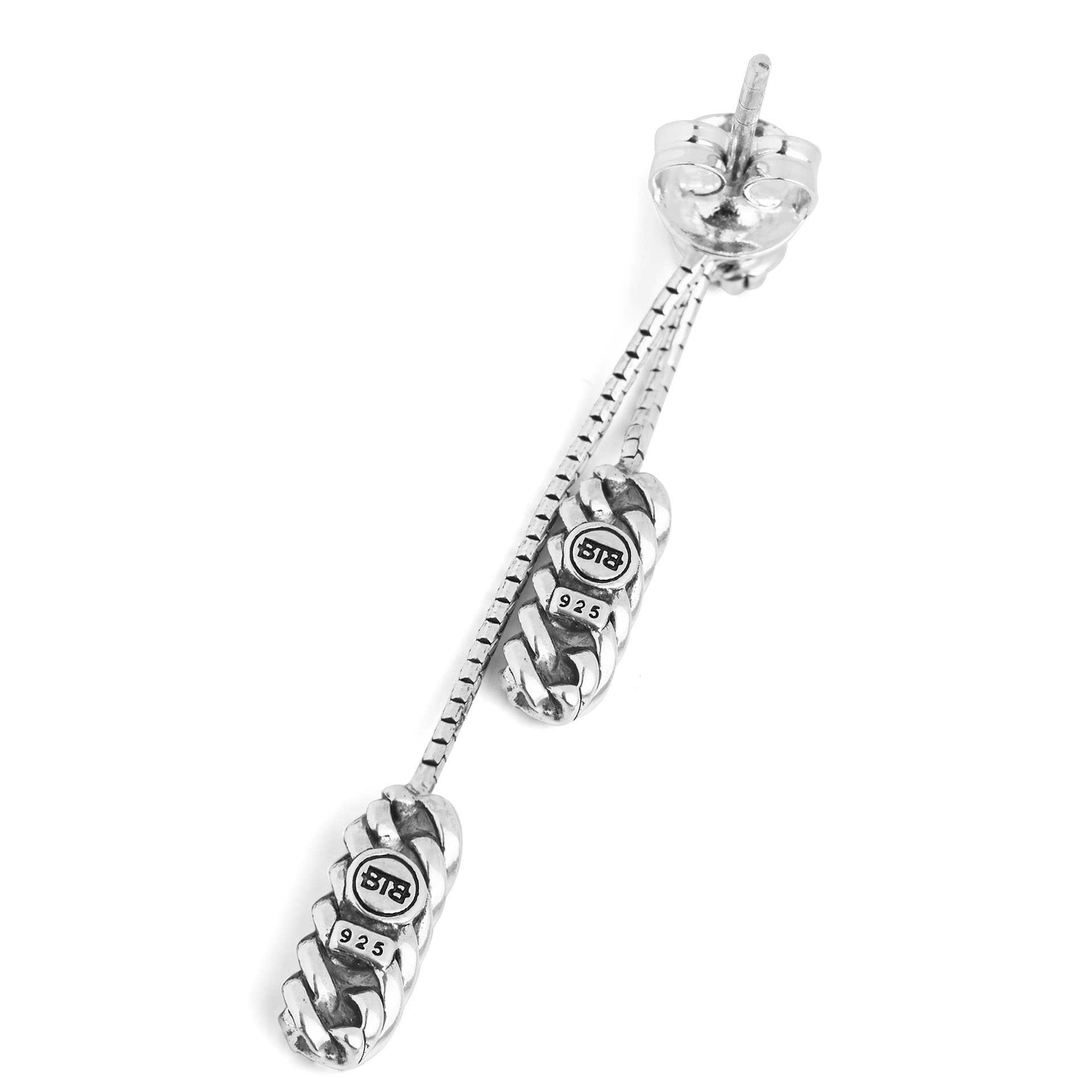 Oorhangers Refined Chain van sterling zilver 433
