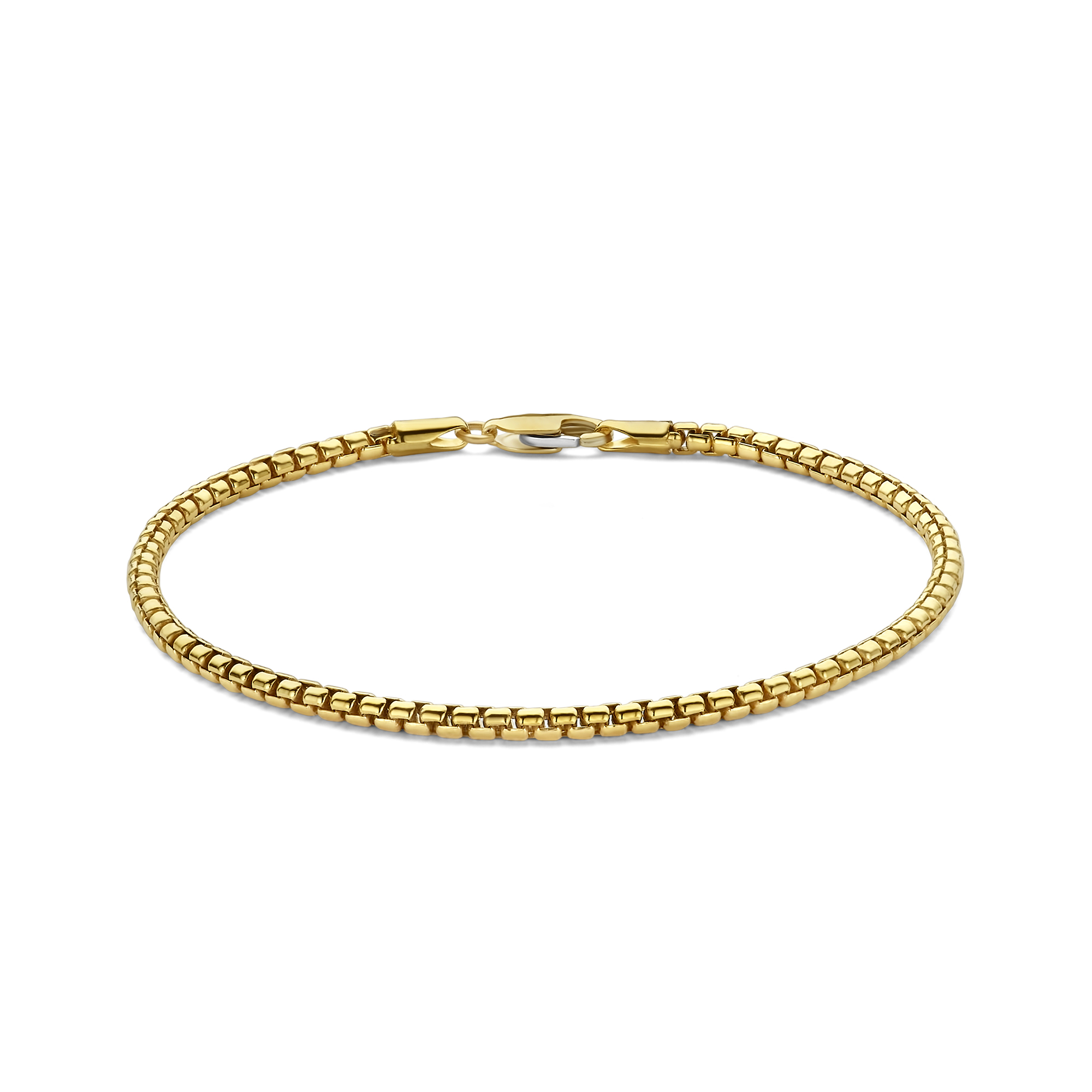 Schakelarmband van goud met zilveren kern 2,5 mm - 40-VENR025
