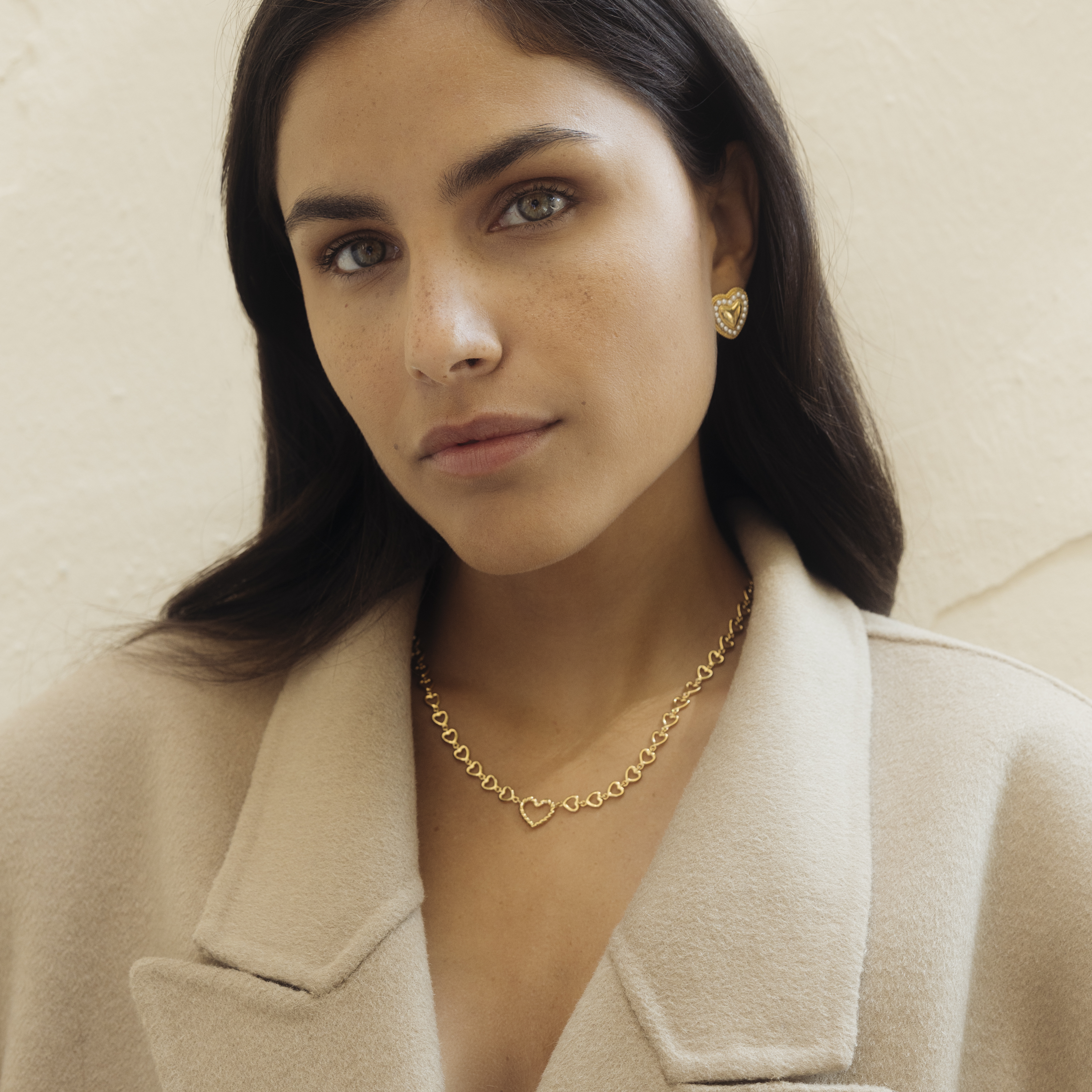 Oorknoppen van gold plated sterling zilver met parels 42476Y Oorknoppen van gold plated sterling zilver met parels 42476Y