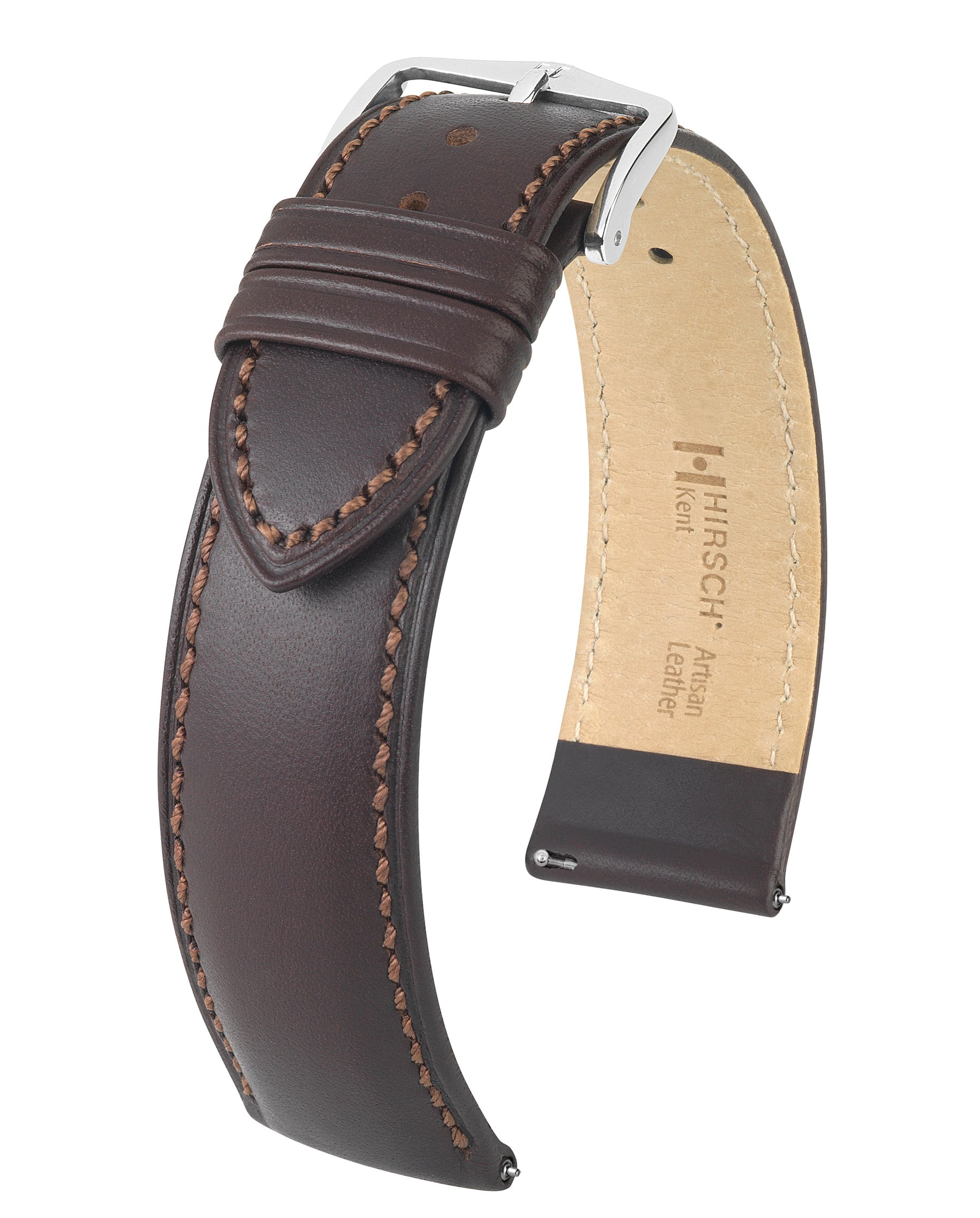 Horlogeband Kent L van leer 18 mm 01002010-2