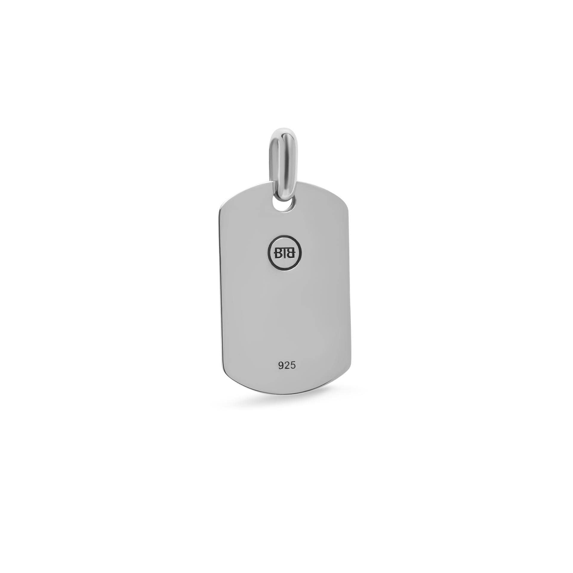 Hanger Chain Army Tag van sterling zilver 669