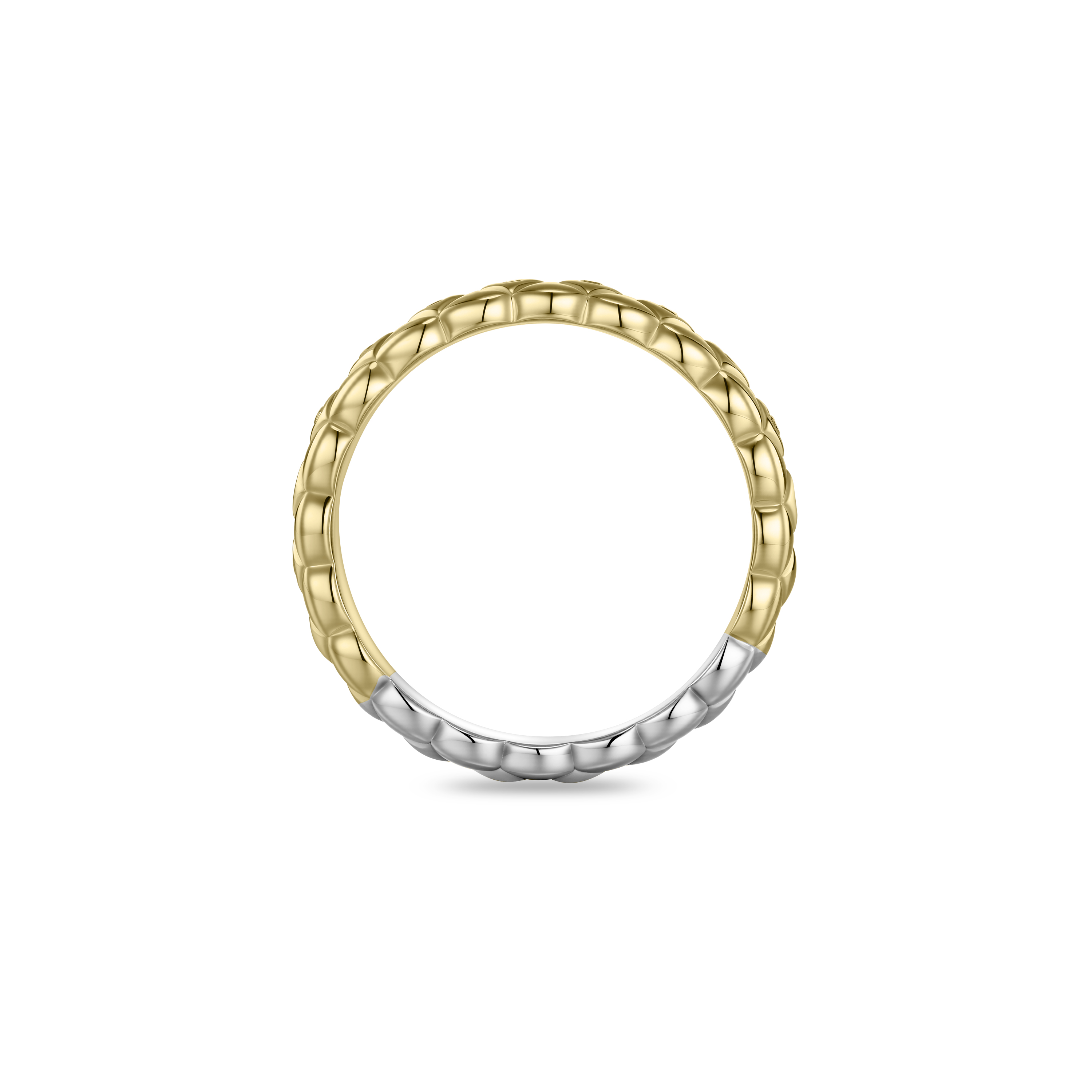 Ring gold plated met Zirkonia - R491Y