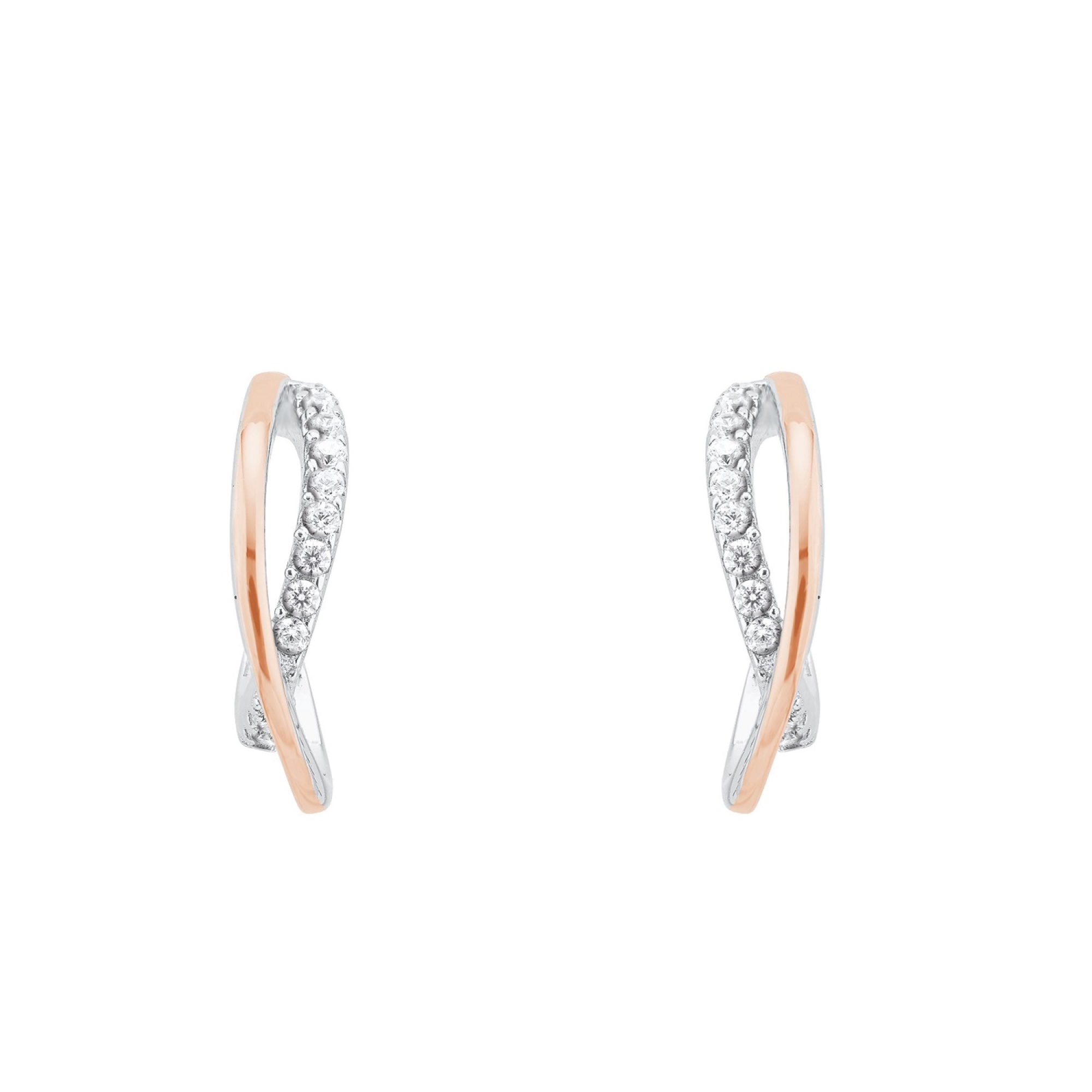 Oorknoppen van sterling zilver met zirkonia 2026195