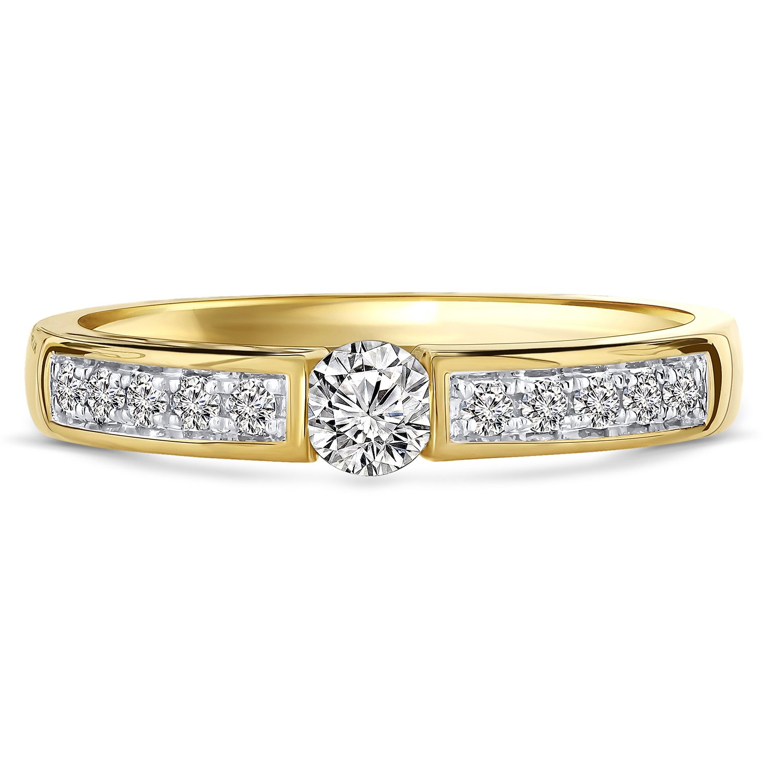 Geelgouden diamant ring 198XA3255QQQDRY