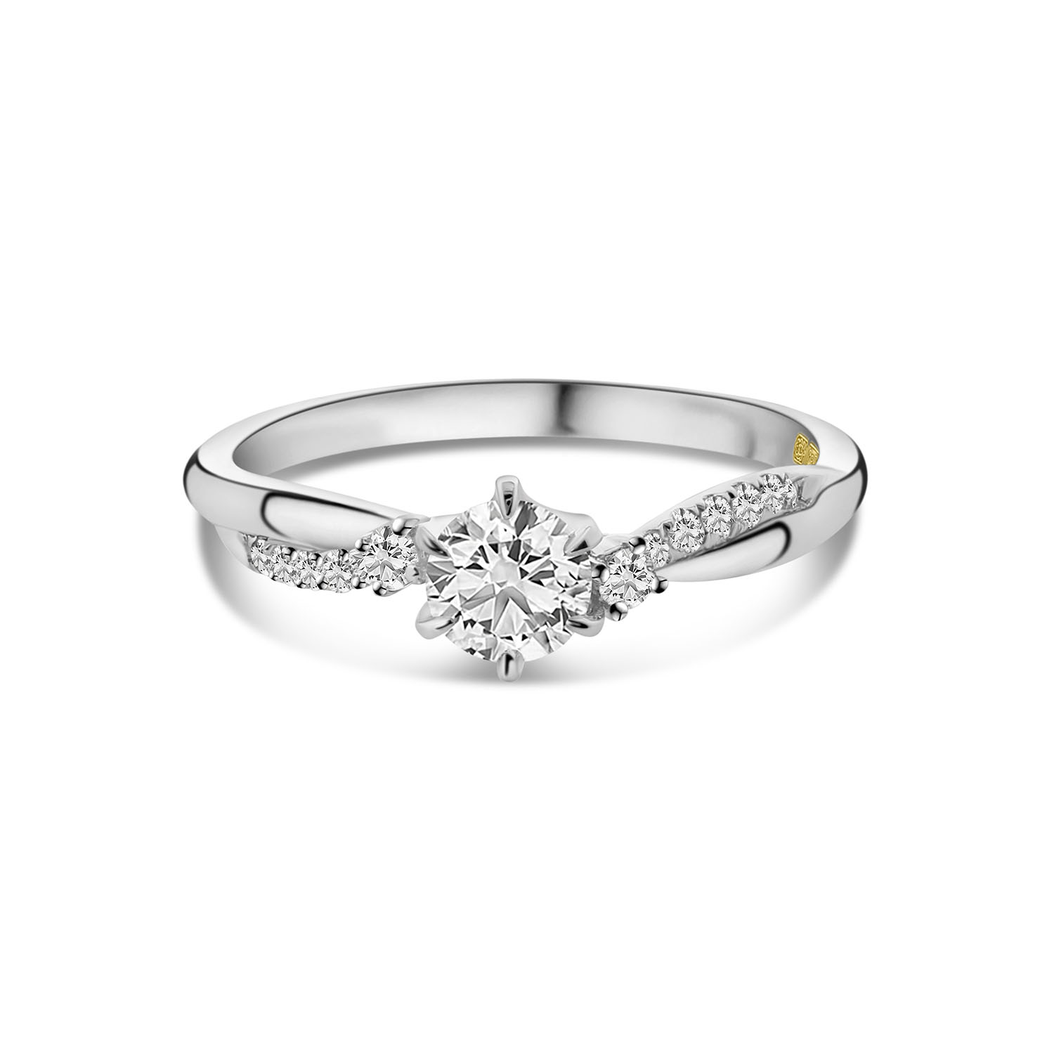 Witgouden ring met lab grown diamant R480-RHU03327-LG-060-W