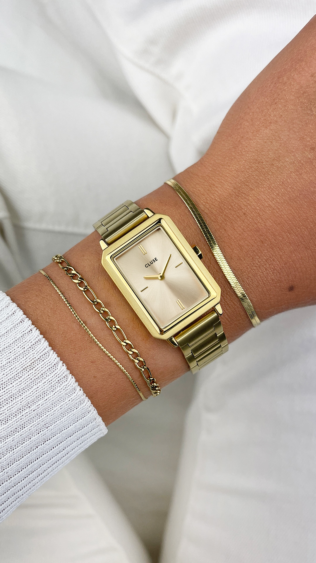 Fluette Steel, Full Gold Colour
