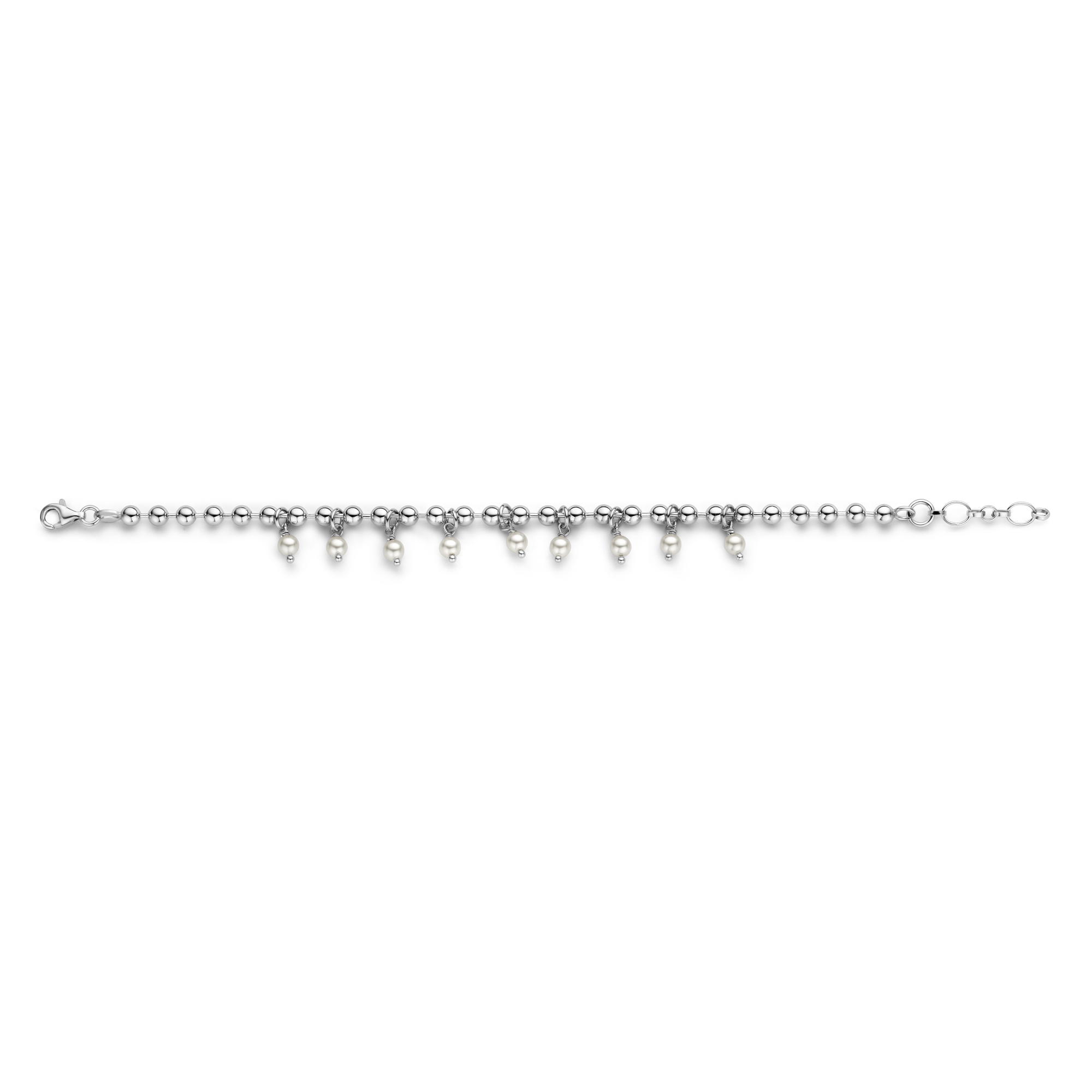 Parelarmband sterling zilver - 0940BK 9024