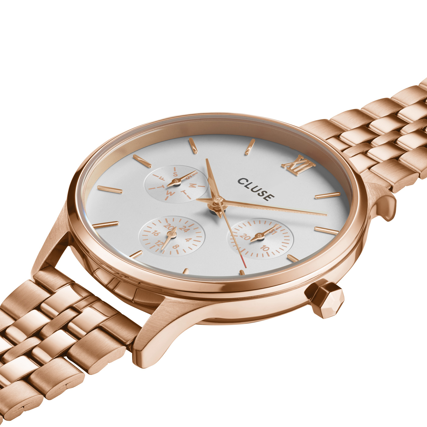 Minuit Multifunction dameshorloge Rosé Gold CW10702