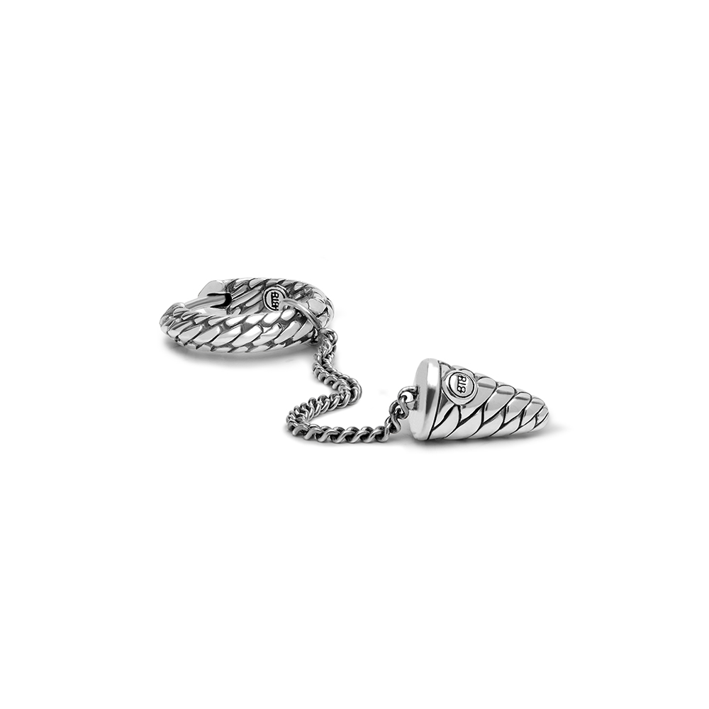 Oorring Ben sterling zilver enkel stuk - 416
