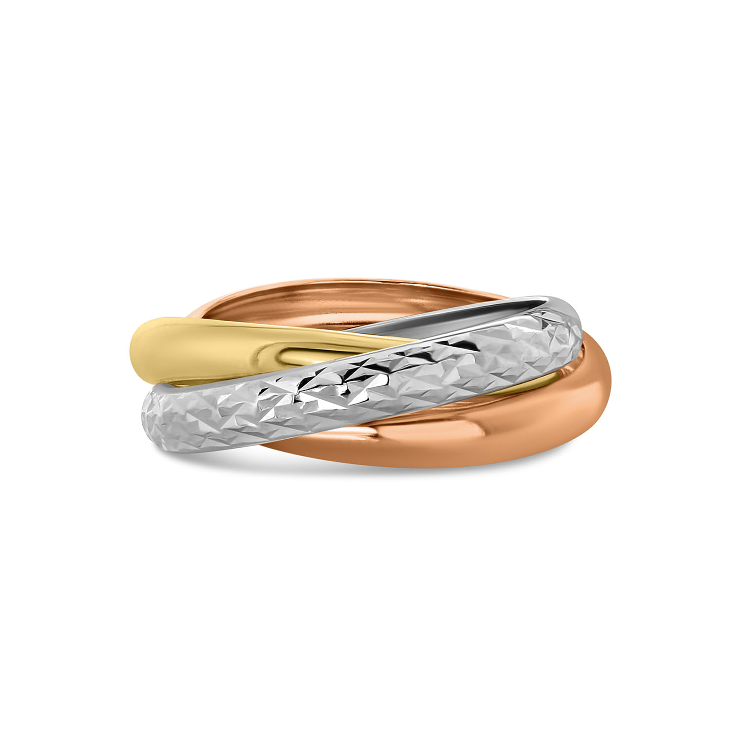 Trinity ring driekleurig R122-XXHAR504289-SL-DC-YWR Trinity ring driekleurig R122-XXHAR504289-SL-DC-YWR