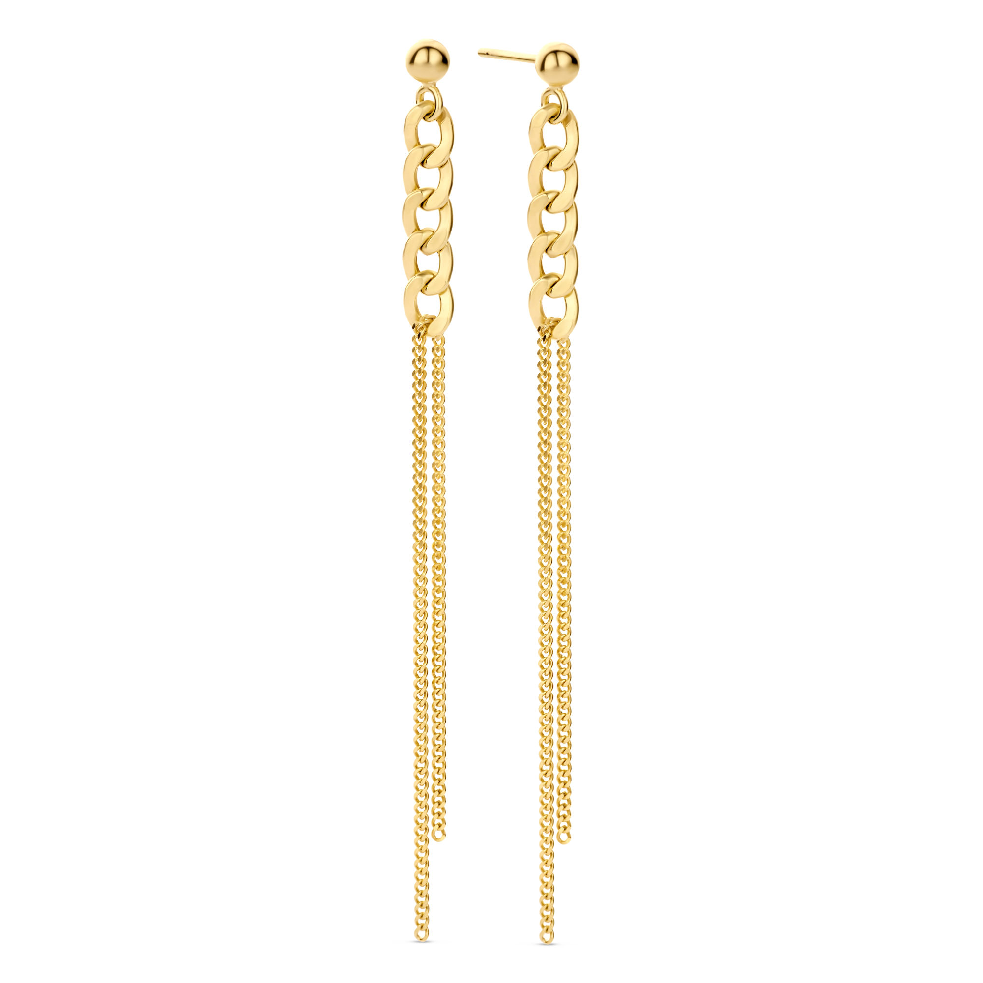 Gold-plated oorbellen ES607-183/Y