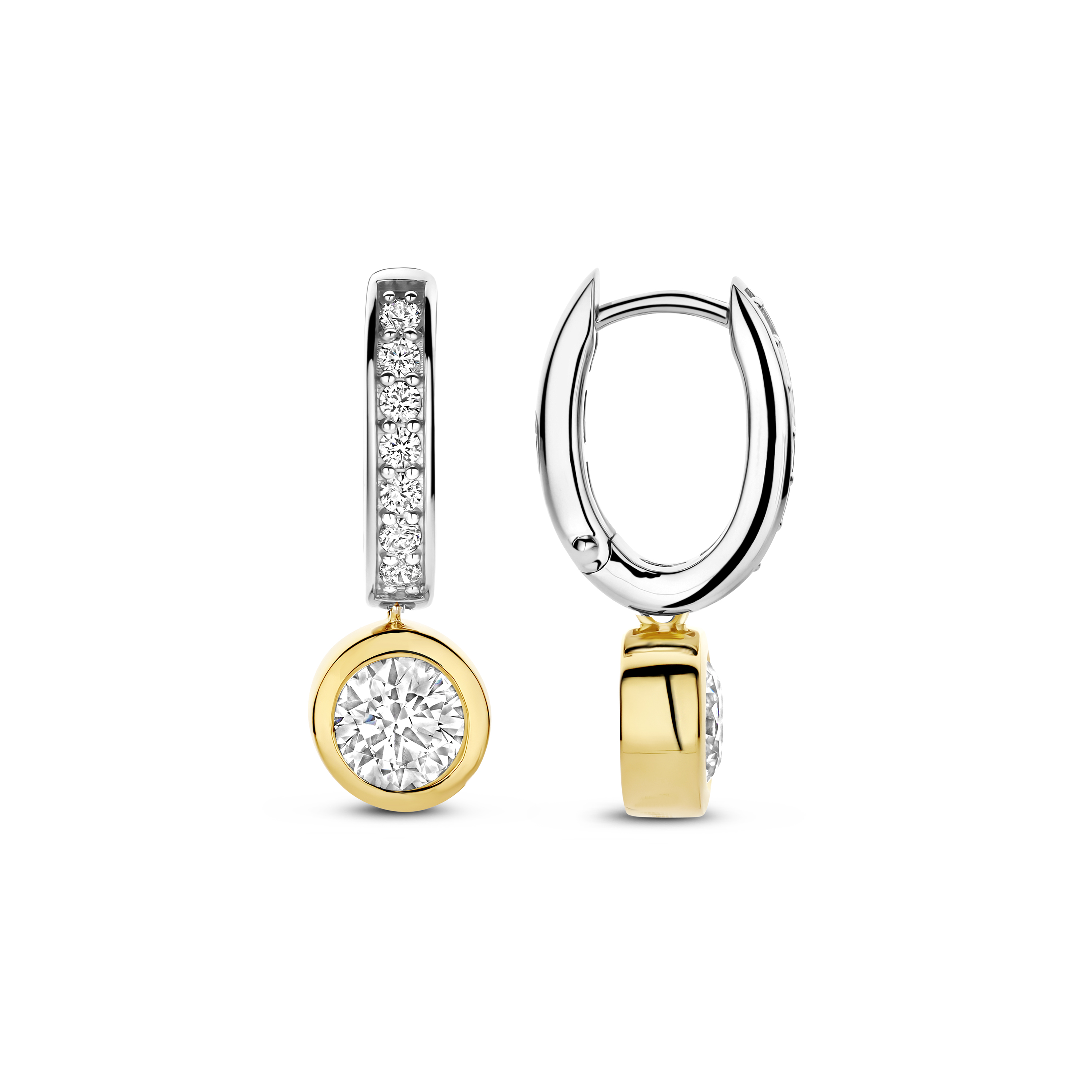 Oorringen met zirkonia - 78032ZY